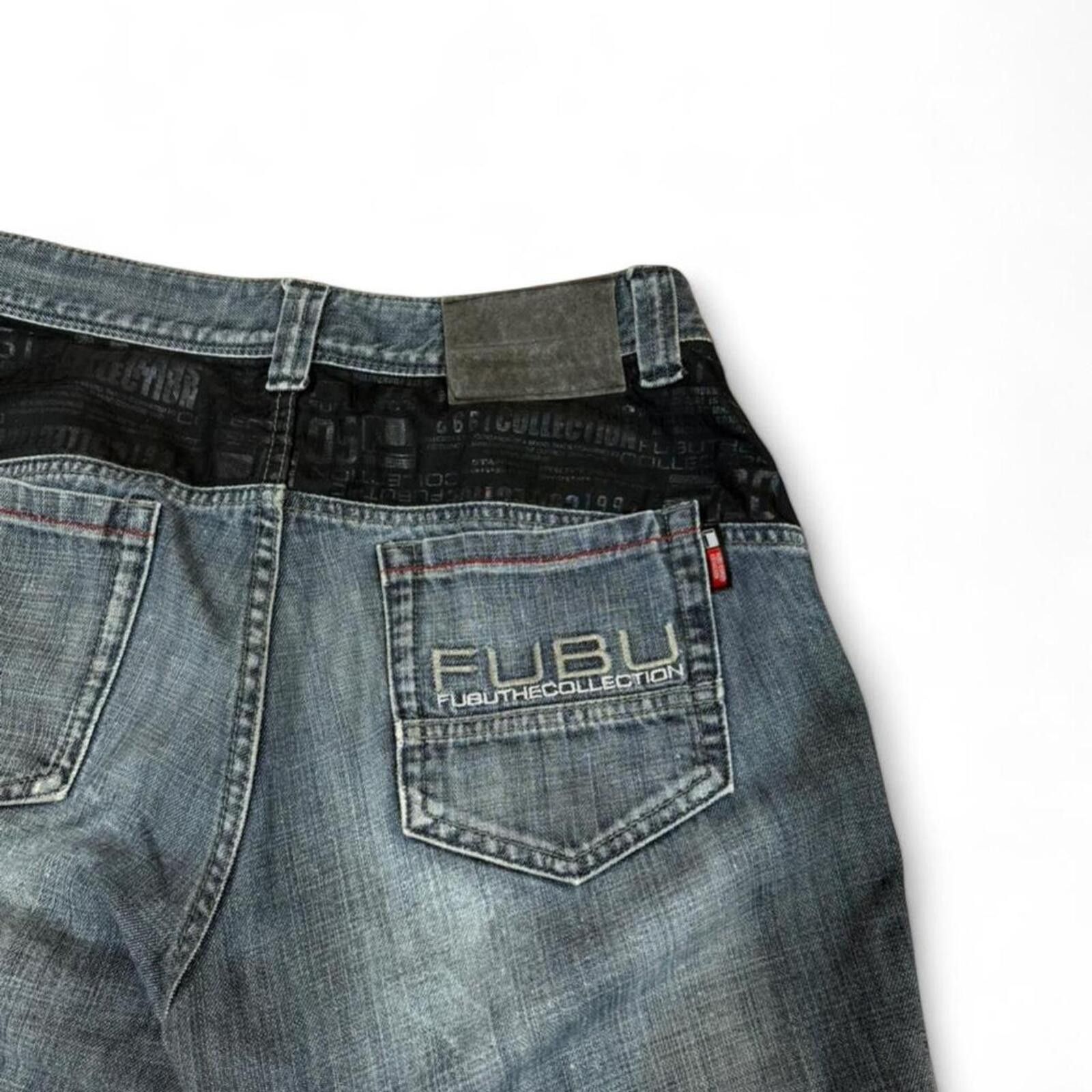 Fubu FUBU collection unique denim jeans Size US 31 - 3 Thumbnail
