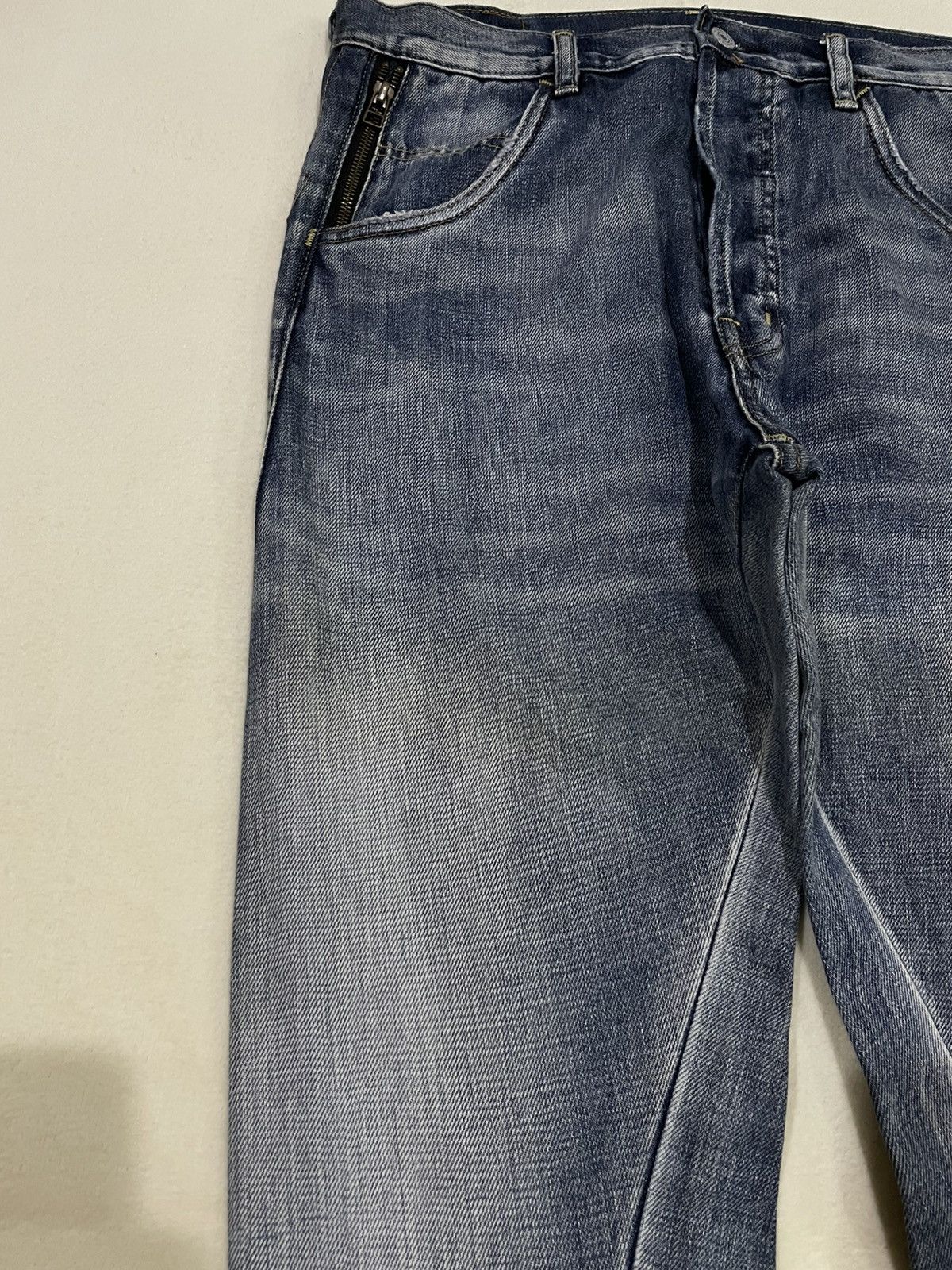 Japanese Brand Vintage Rna Inc. Skinny Madwush Faded Denim Jeans Size US 32 / EU 48 - 5 Thumbnail
