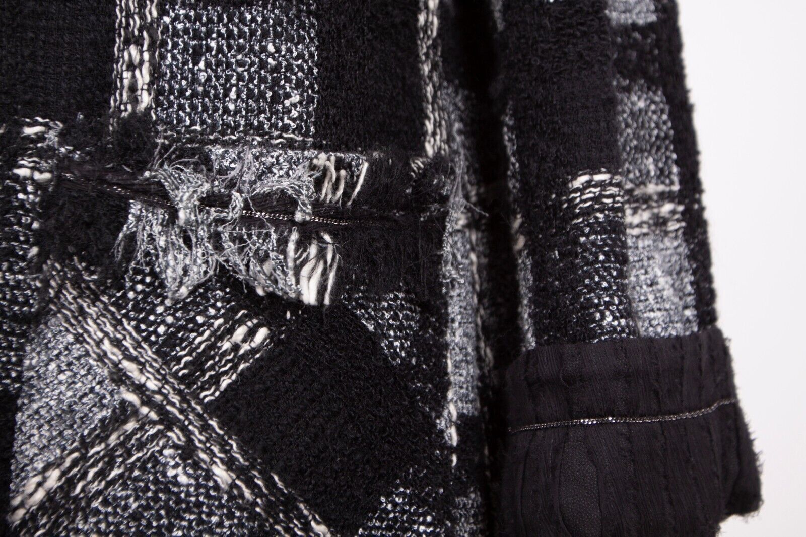 Versace × Versace Jeans Couture Versace Jeans Couture Women's Tweed Wool Cardigan Jacket Size M / US 6-8 / IT 42-44 - 10 Thumbnail