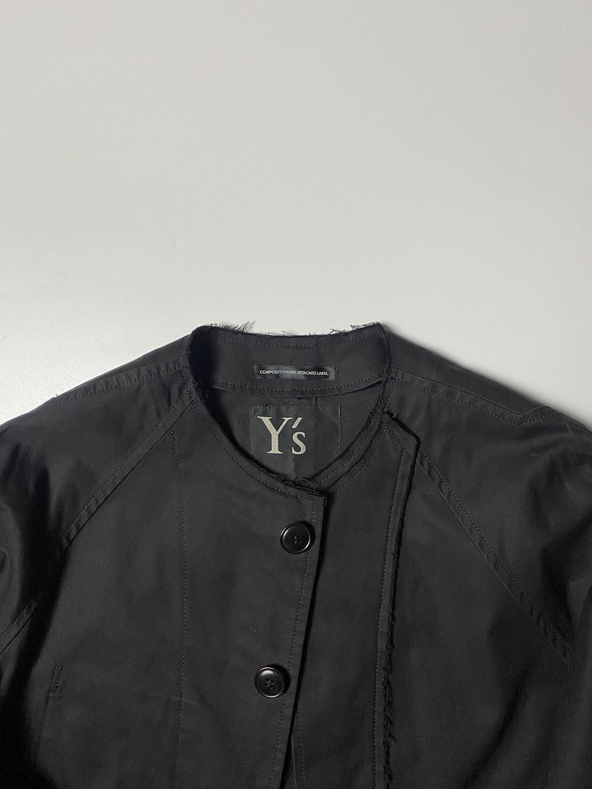 Y's × Yohji Yamamoto Y’s - Half-sleeve Collarless Jacket Size US M / EU 48-50 / 2 - 2 Thumbnail
