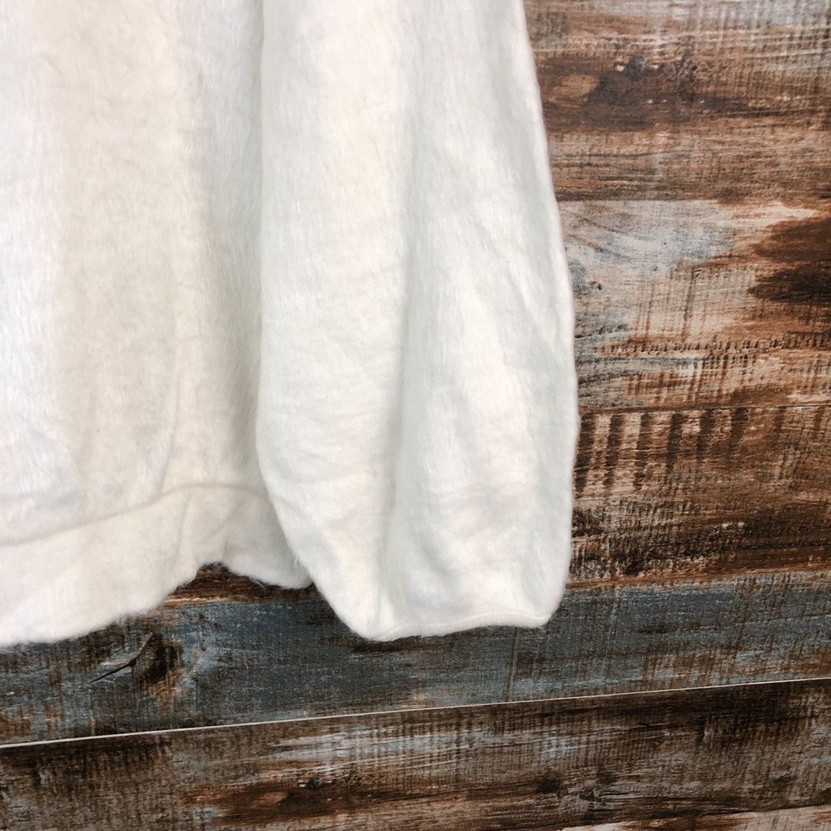 Homespun Knitwear × Japanese Brand Ain Les Sains White Knitwear #A2228 Size M / US 6-8 / IT 42-44 - 16 Thumbnail