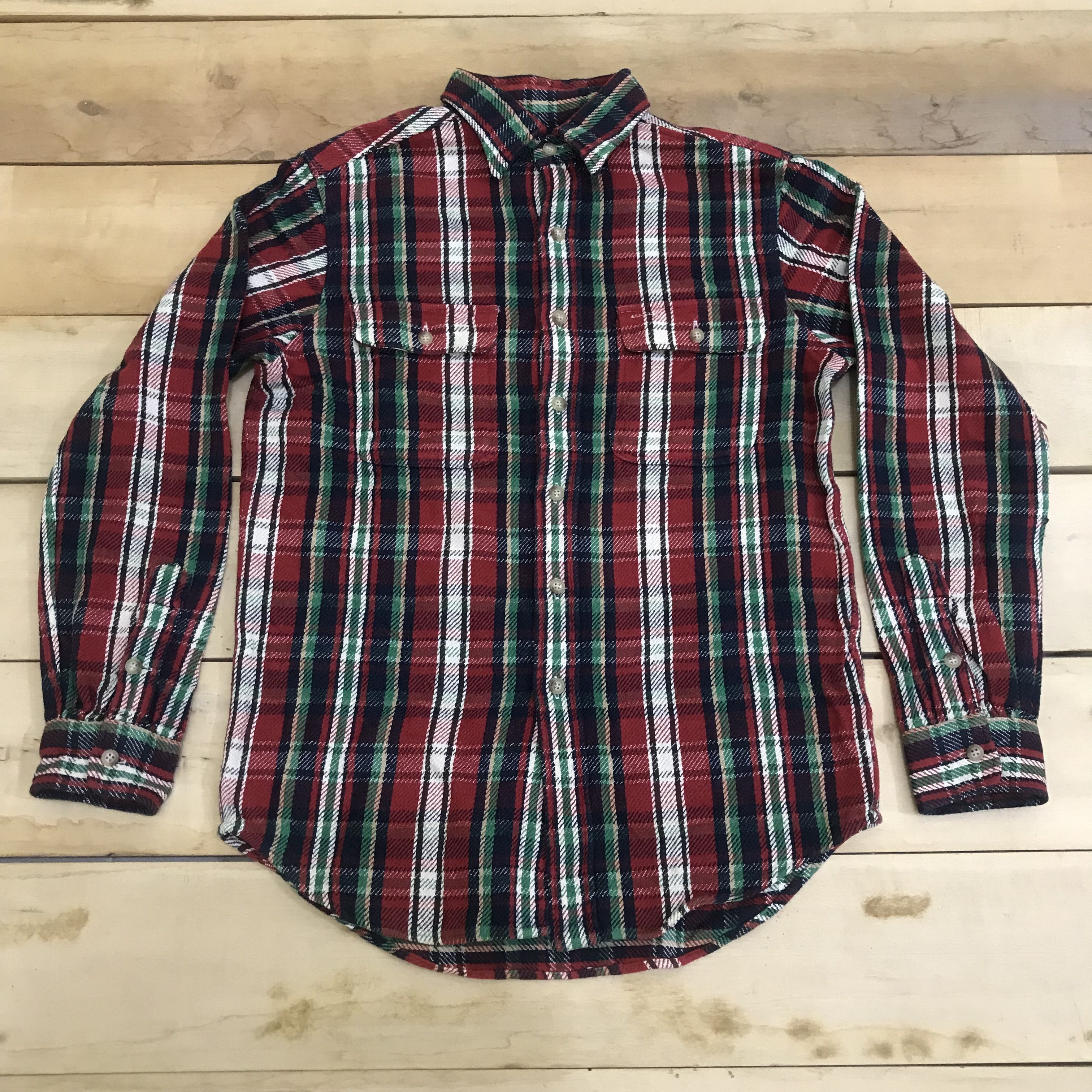 Polo Ralph Lauren × Vintage z315 vtg polo ralph lauren tartan flannel jacket Size US M / EU 48-50 / 2 - 1 Thumbnail