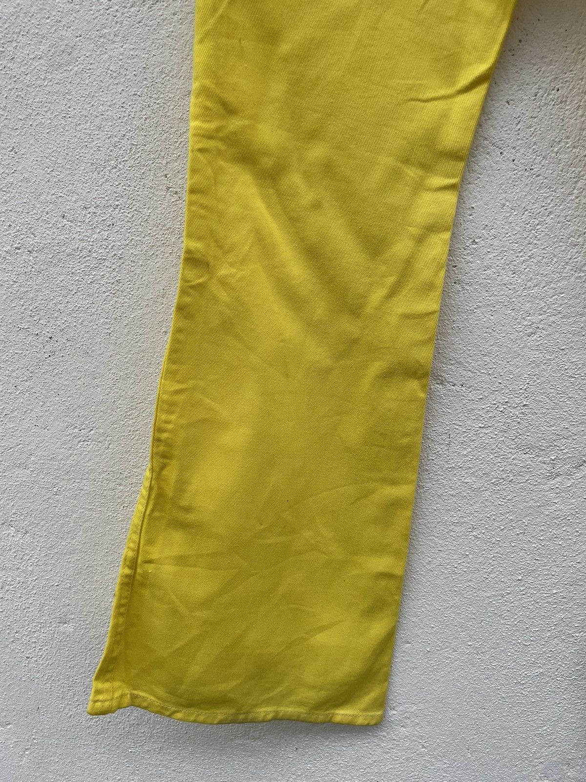 Japanese Brand Vintage Flare Big Vale Jeans Fashion Yellow Size US 30 / EU 46 - 13 Thumbnail
