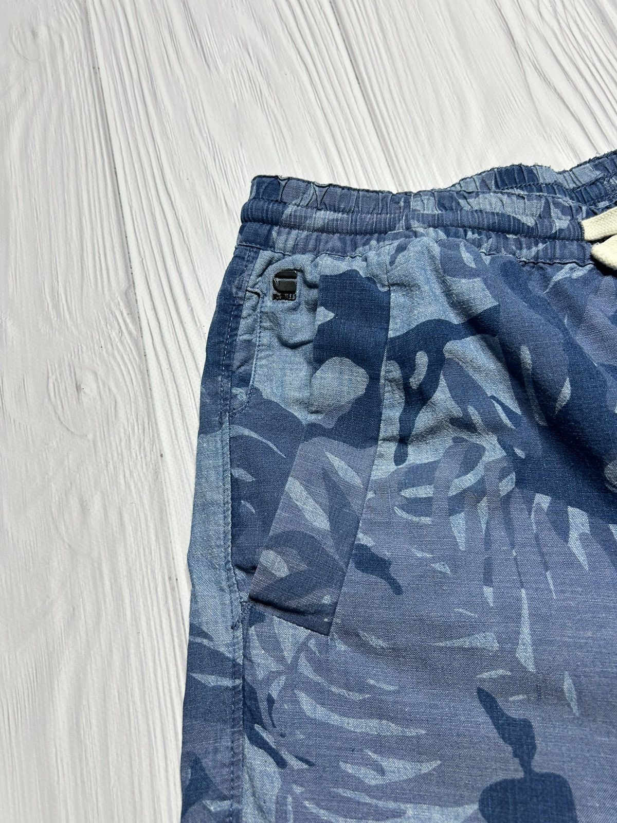 G-Star G-Star Raw Bronson Tapered Sport Cuffed Pants Blue Real Tree Size US 31 - 8 Thumbnail