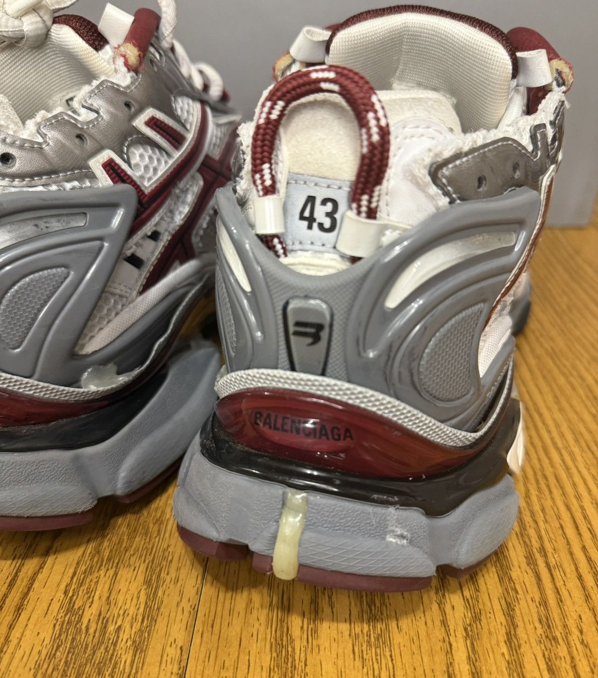 Balenciaga Runner Sneaker (Burgandy)
