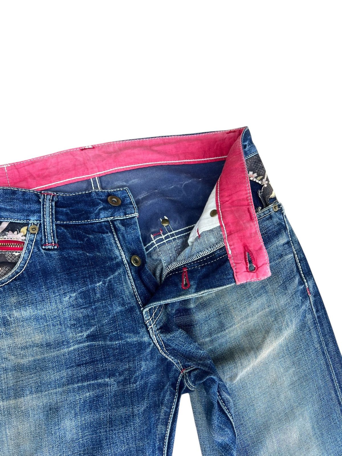 Eternal ETERNAL Japan Aging Distressed Mud Denim Hybrid Jeans Size US 32 / EU 48 - 7 Thumbnail