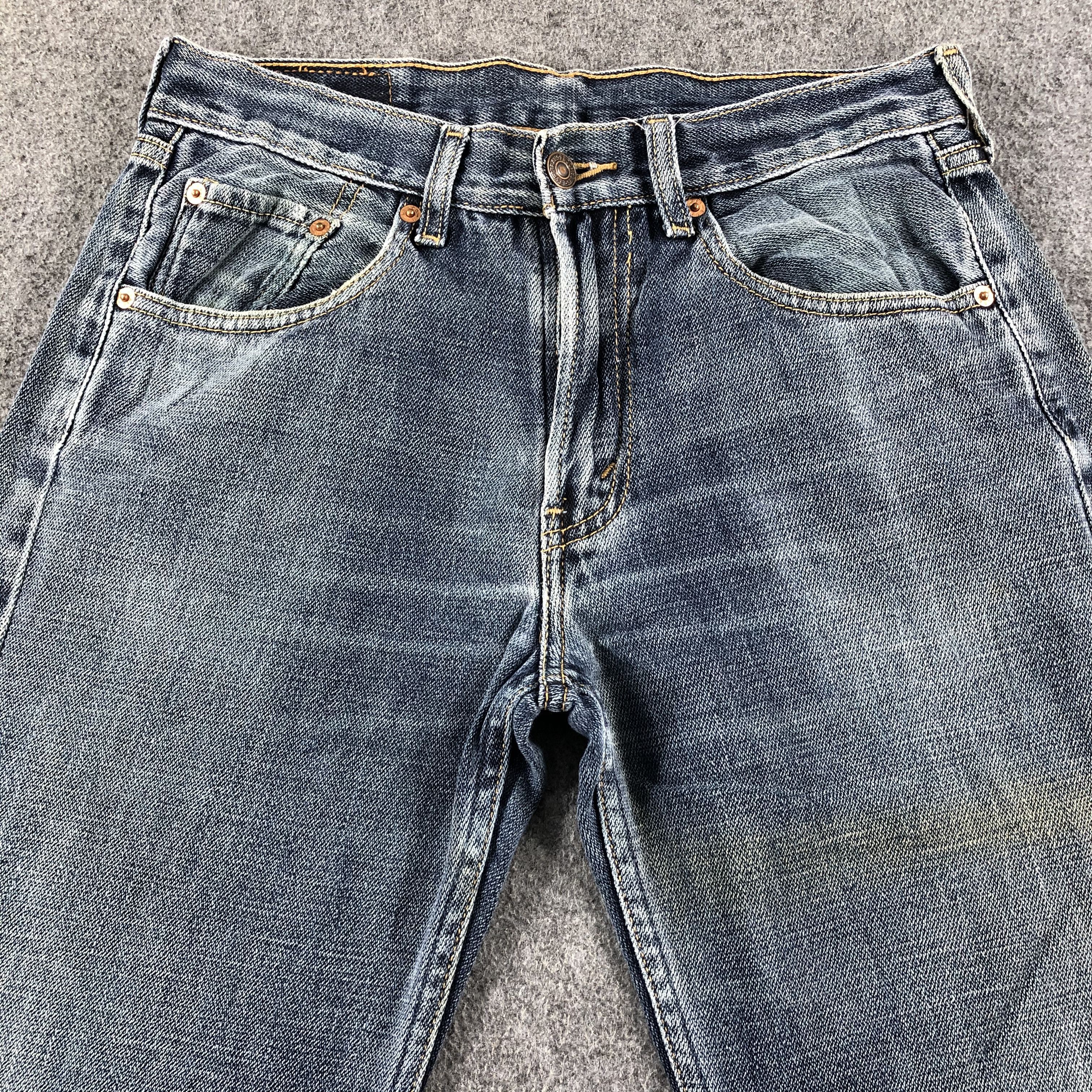 Levi's Vintage Blue Wash Levis 506 Jeans-J2343 Size US 29 - 3 Thumbnail