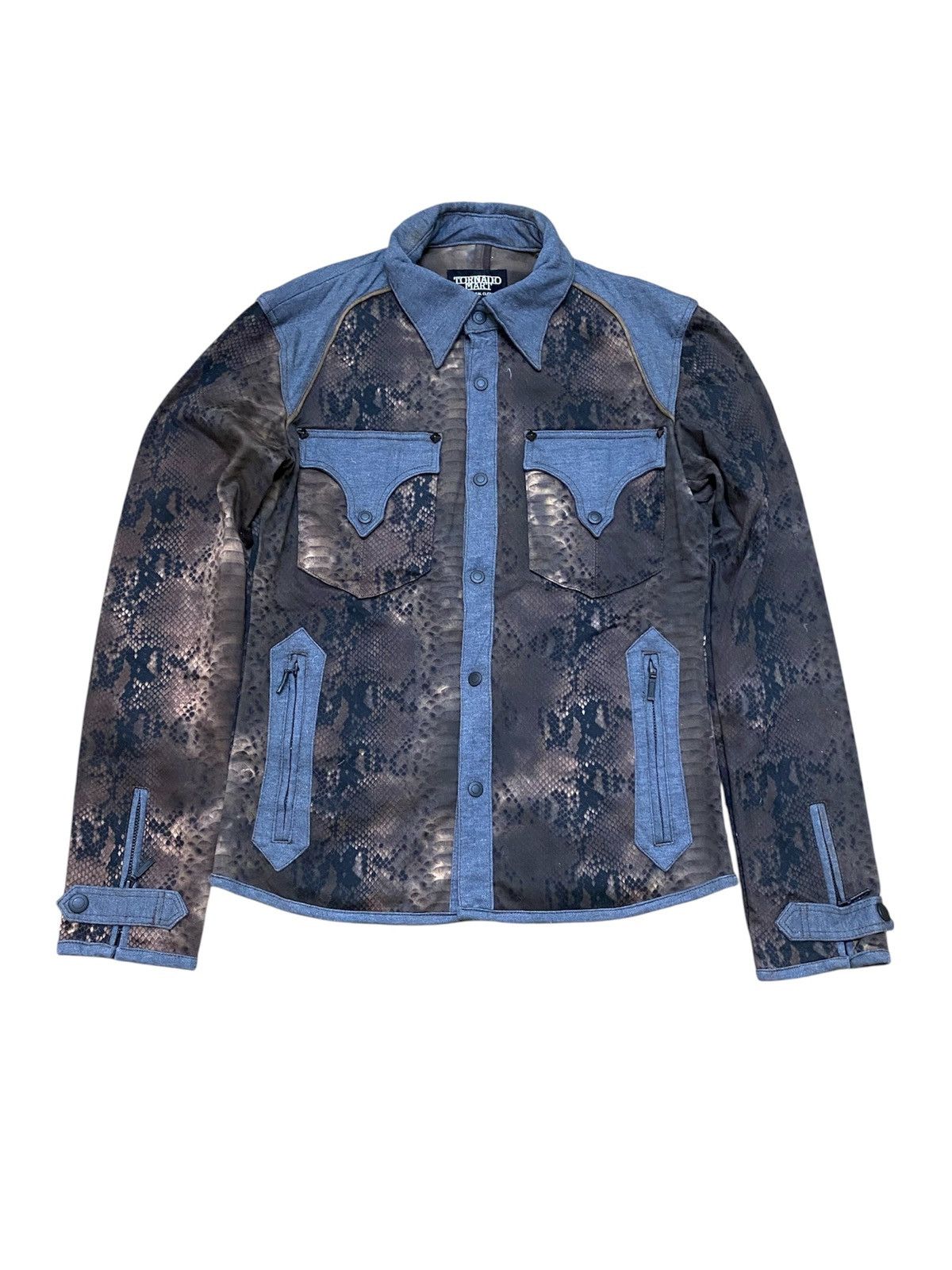Tornado Mart Tornado Mart Snake Skin Design Jacket Size US M / EU 48-50 / 2 - 1 Thumbnail