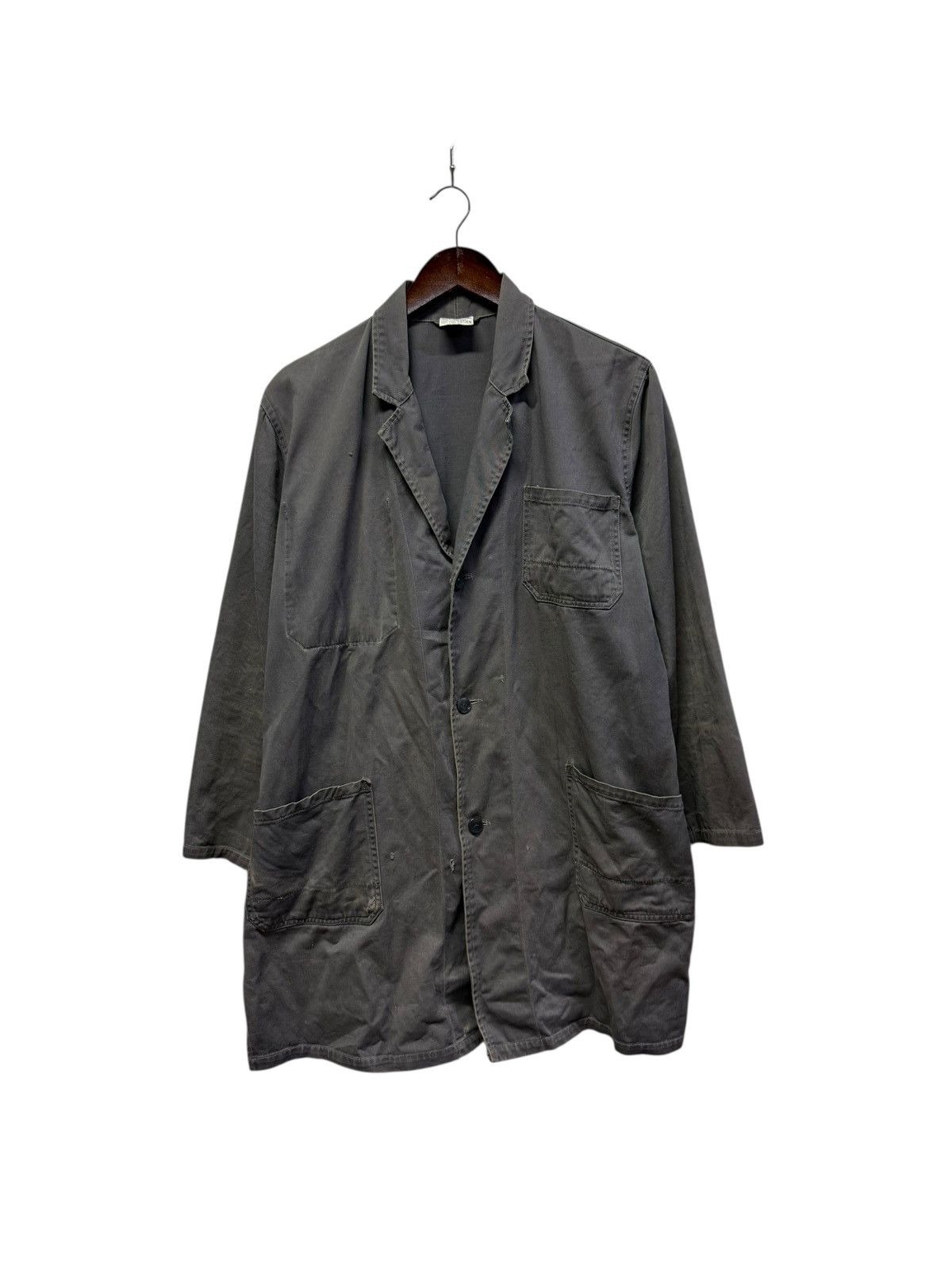 Vintage 🔥vintage french workwear distressed Size US L / EU 52-54 / 3 - 1 Thumbnail