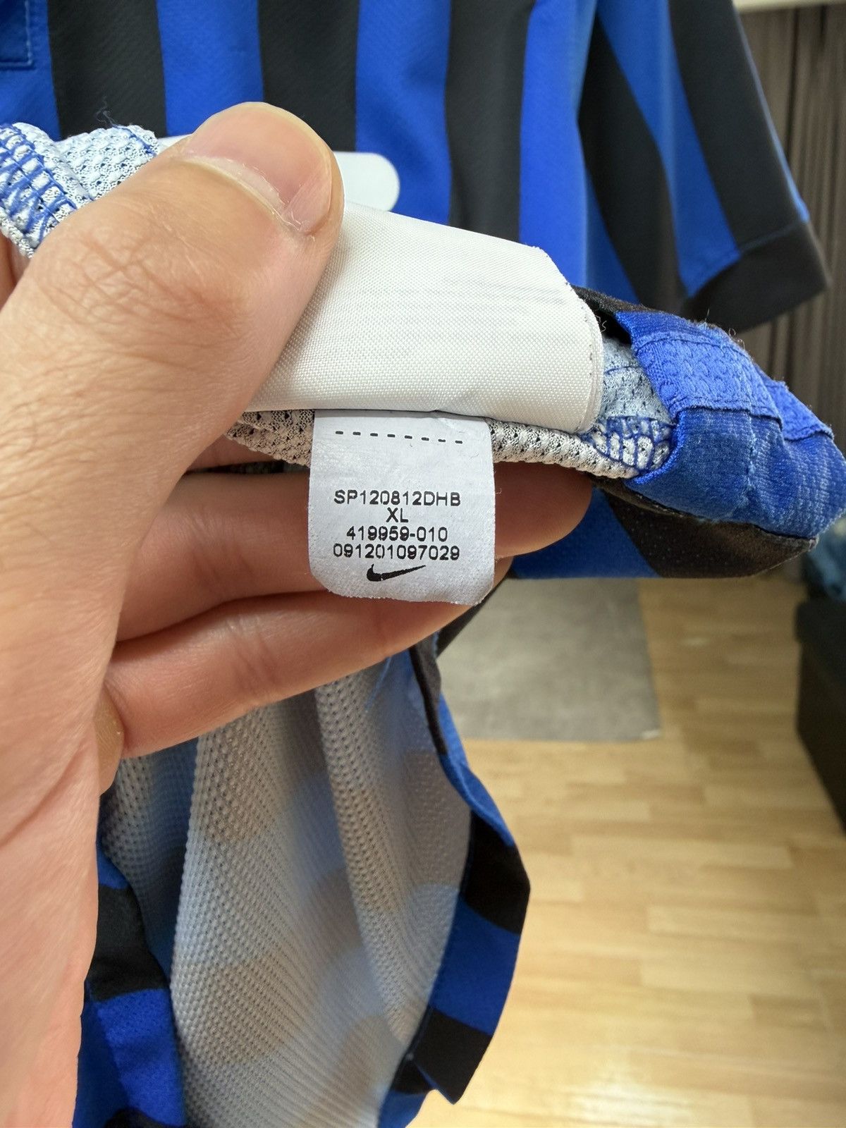 Nike Nike Inter Milan Home Kit Football Jersey 2012 Tee Size US S / EU 44-46 / 1 - 13 Thumbnail