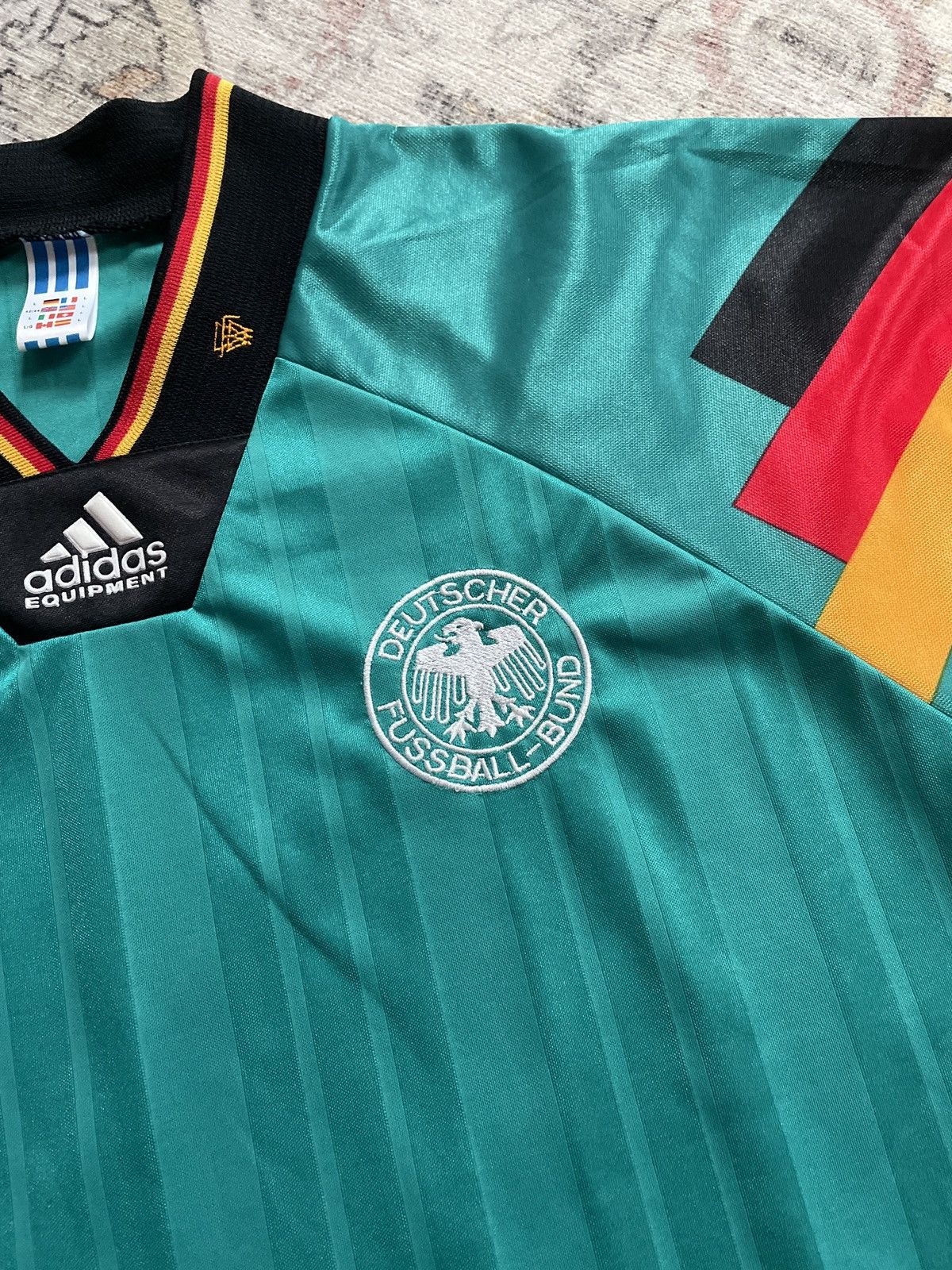 Adidas × Vintage Vintage 90s Adidas Germany National Soccer Team Jersey Size US L / EU 52-54 / 3 - 2 Thumbnail
