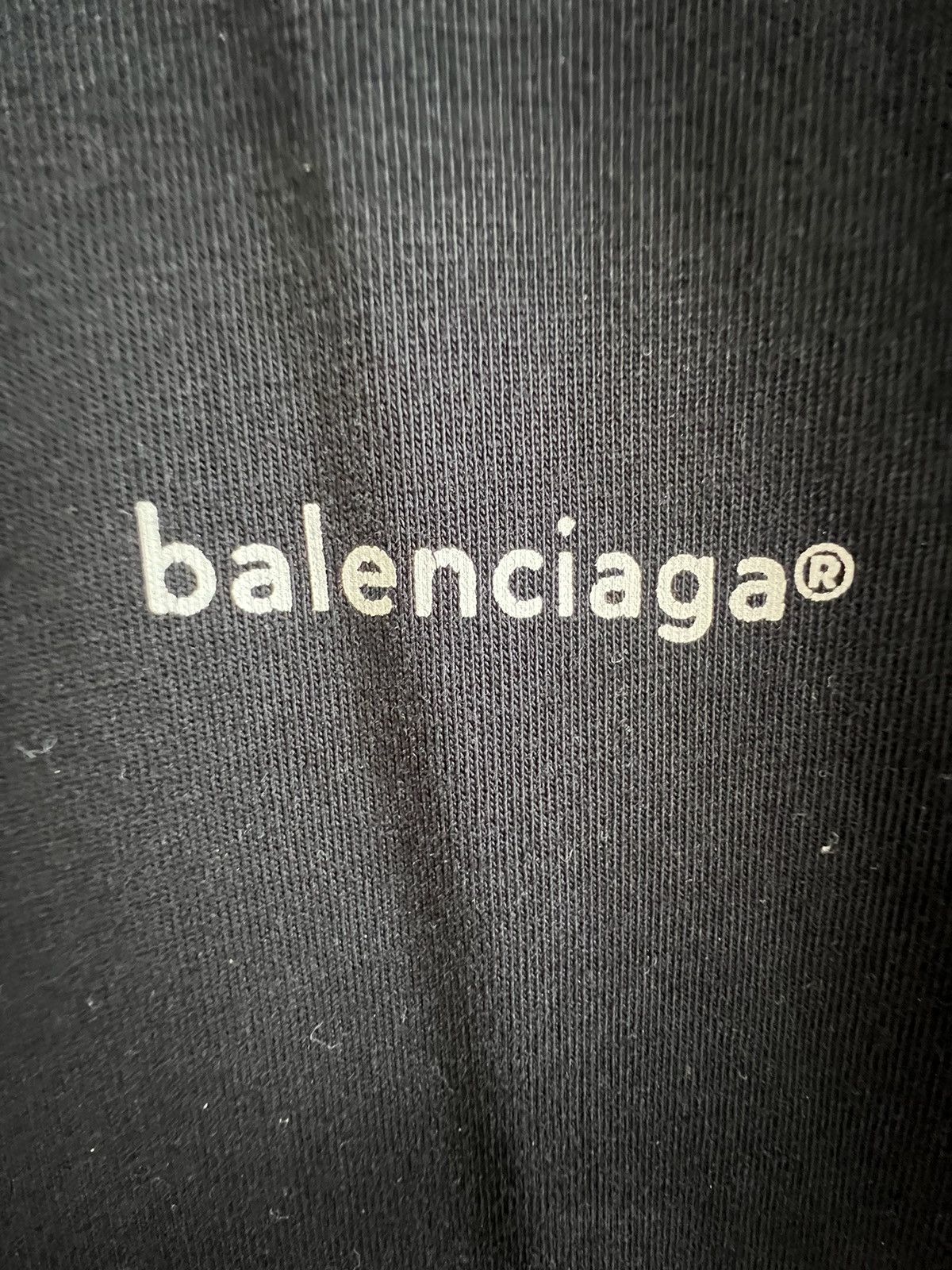 Balenciaga Balenciaga small logo tee Size US M / EU 48-50 / 2 - 6 Thumbnail