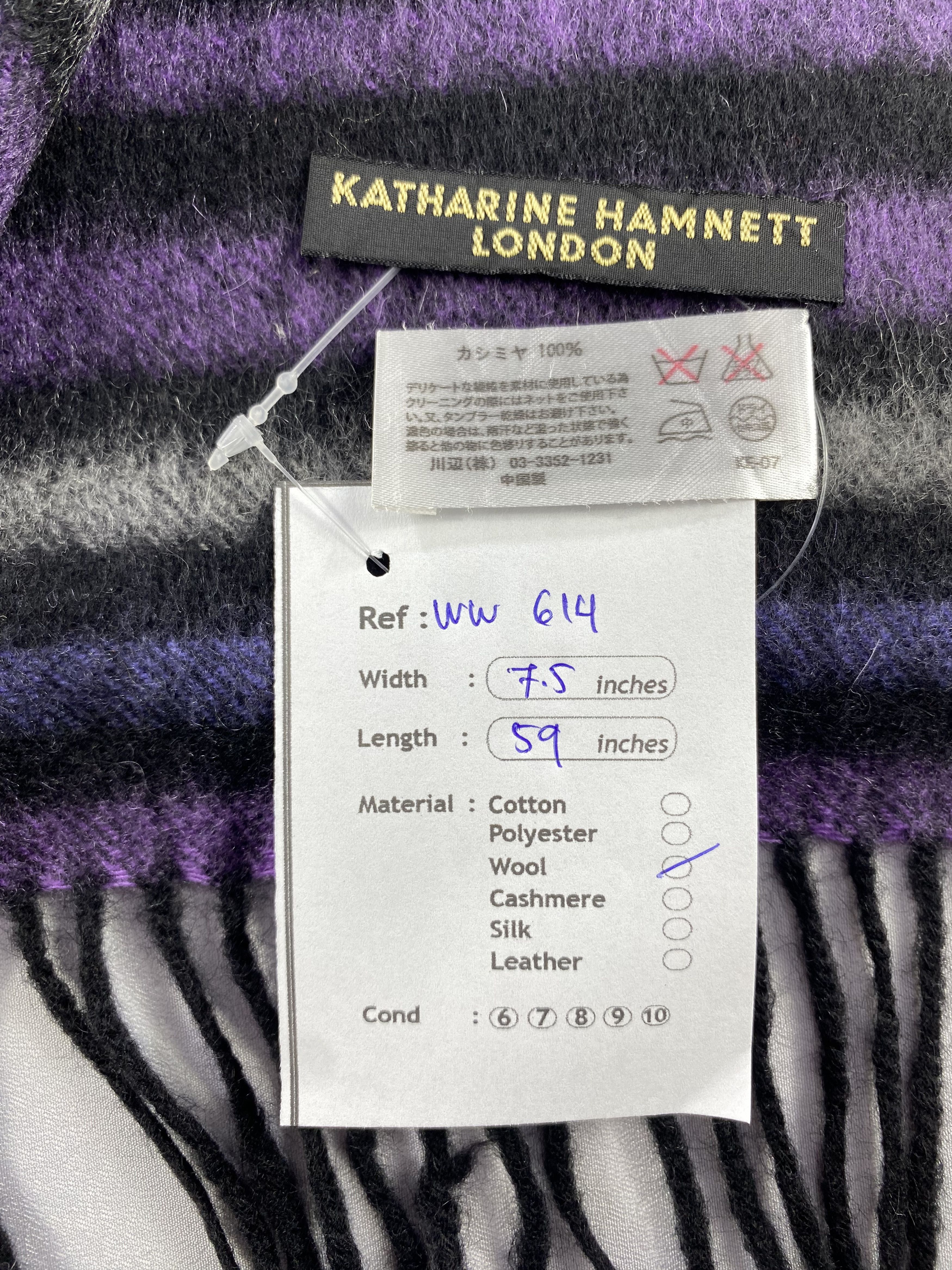 Katharine Hamnett London × Vintage Katharine Hamnett London Scarf / Muffler / Neckwear Size ONE SIZE - 6 Thumbnail