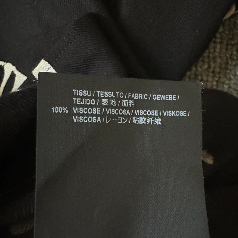 Saint Laurent Paris Saint Laurent Black Music Note Shirt-2