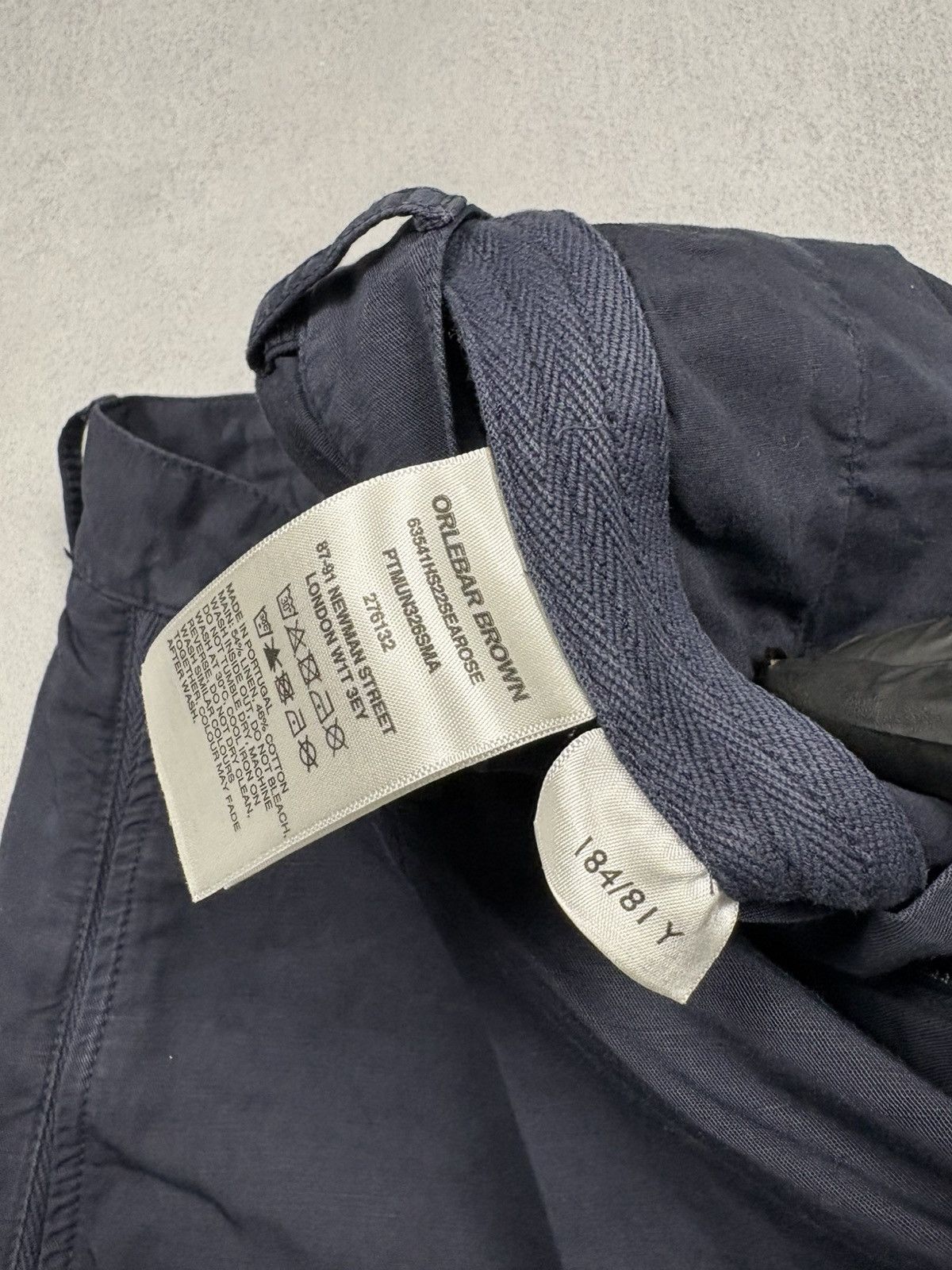 Orlebar Brown Orlebar Brown Tailored Shorts Navy Linen Cotton Portugal 32 Size US 32 / EU 48 - 10 Thumbnail