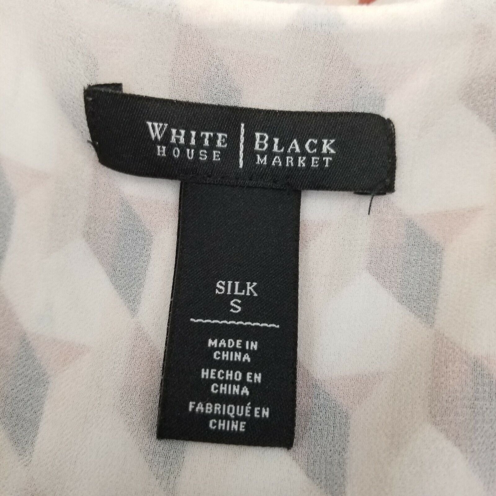 White House Black Market White House Black Market S Silk Shirt Top Lined Hi Low Shell Size S / US 4 / IT 40 - 5 Thumbnail
