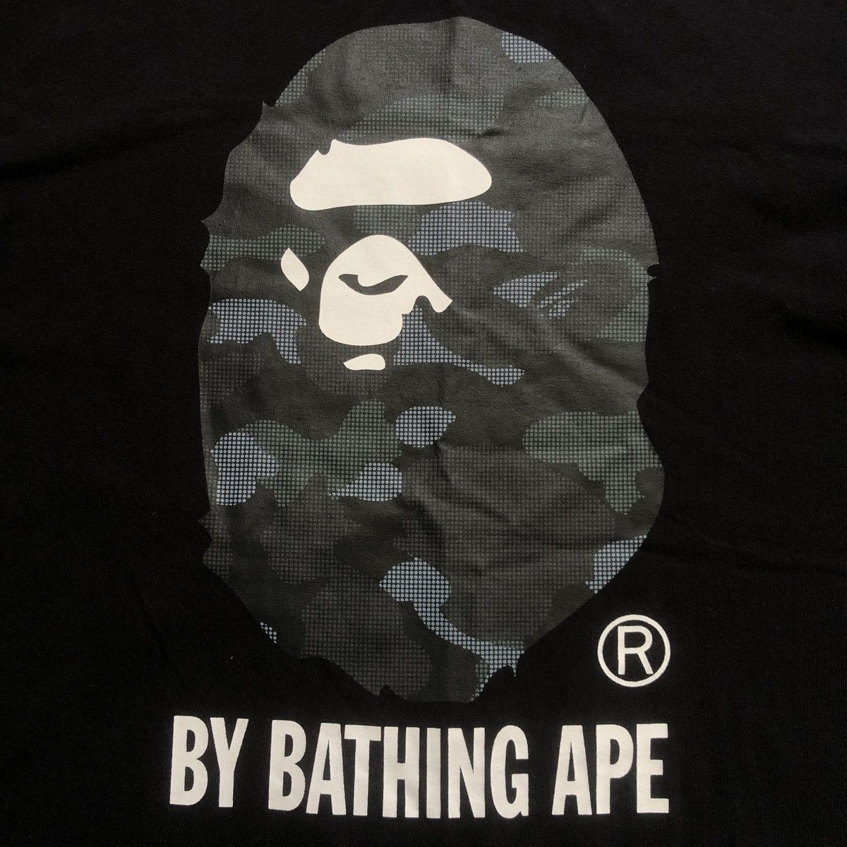 Bape By Bathing Ape Big Head Static Camo Tee Size US XL / EU 56 / 4 - 2 Thumbnail