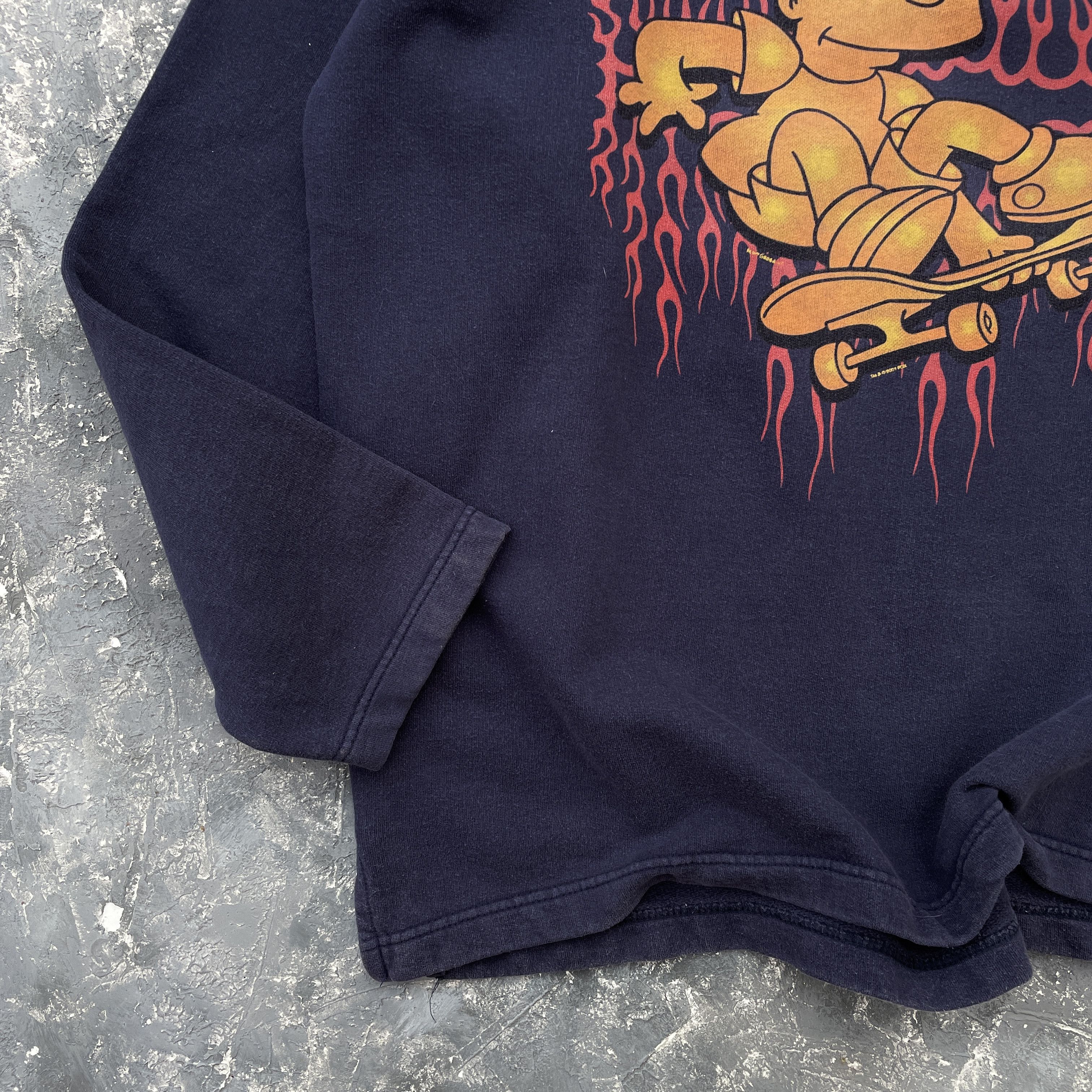 The Simpsons × Vintage vintage 90s simpsons skate sweatshirt Size US XXL / EU 58 / 5 - 2 Thumbnail