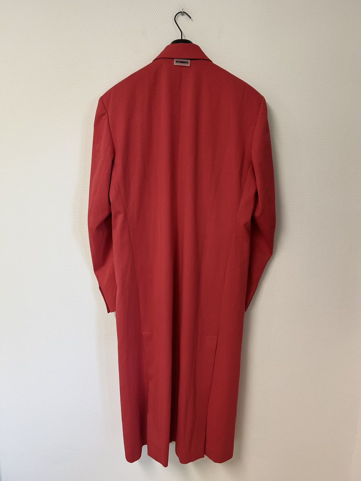 Vetements FW2022 Power-Shoulder Coat Red Size US L / EU 52-54 / 3 - 3 Thumbnail