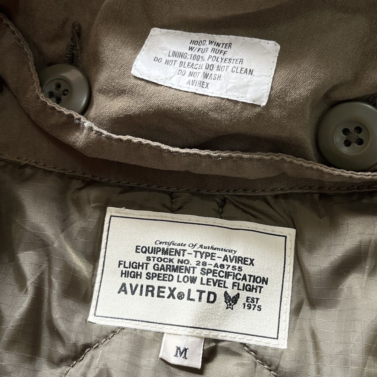 Alpha Industries Avirex Alpha Industries Hood Fur Ruff Long Parka Jacket Size US M / EU 48-50 / 2 - 20 Thumbnail