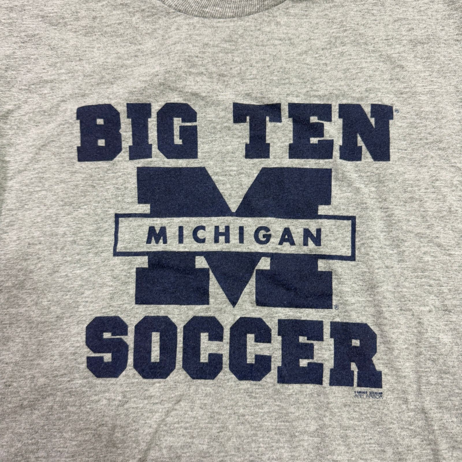 Vintage Vintage Michigan Wolverines Big Ten Soccer Shirt Men's 3XL Size US XXL / EU 58 / 5 - 4 Thumbnail