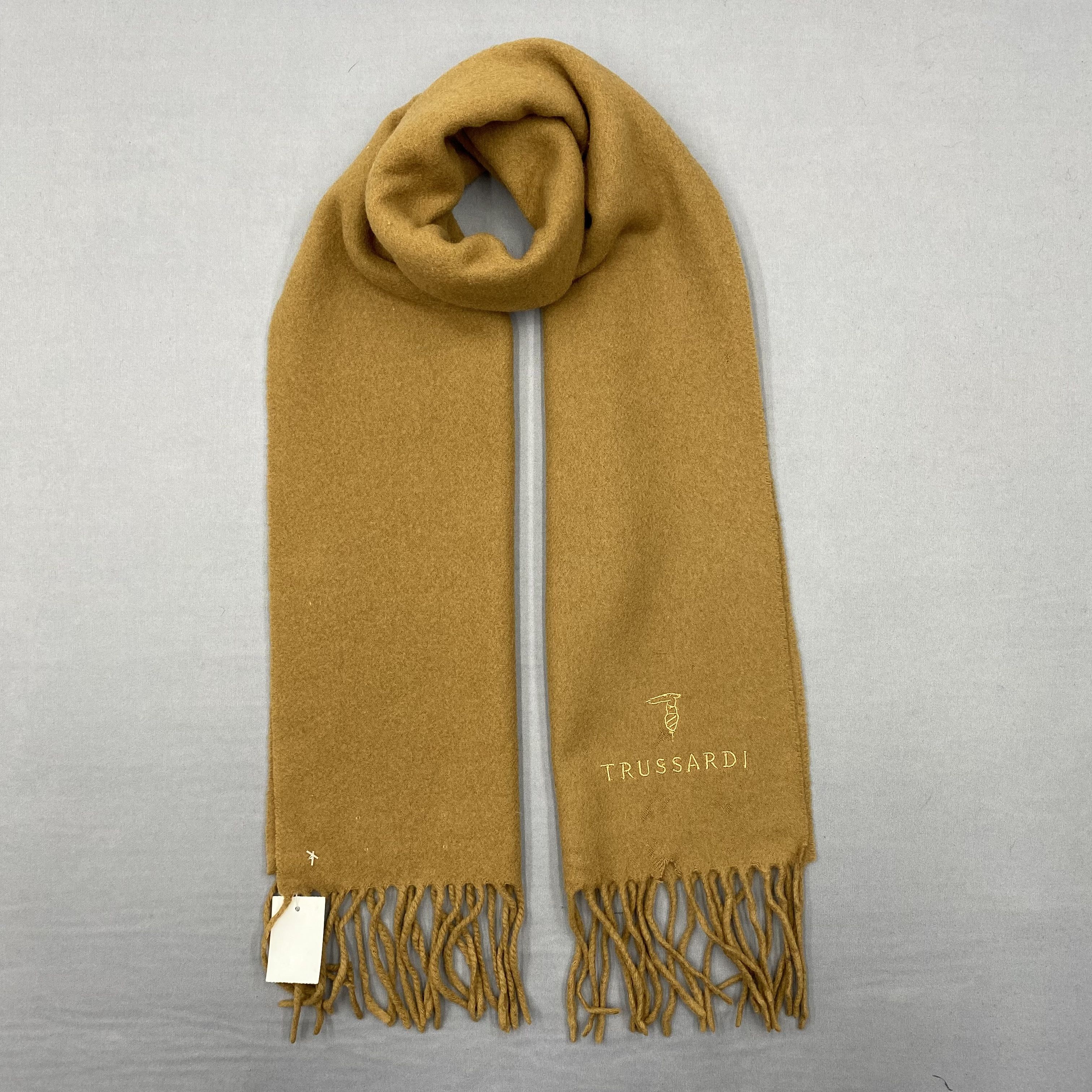 Trussardi Vintage Trussardi Scarf Muffler Wool Cashmere Scarves Size ONE SIZE - 1 Thumbnail