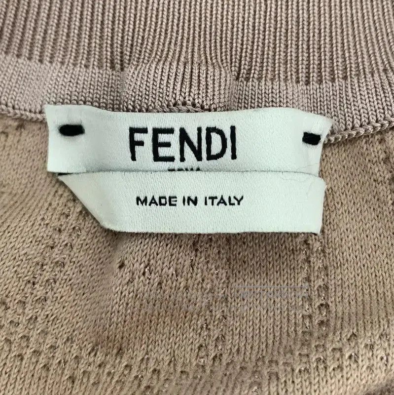 Fendi Fendi Brown Cotton Midi Skirt for Women . Size 23" - 5 Thumbnail