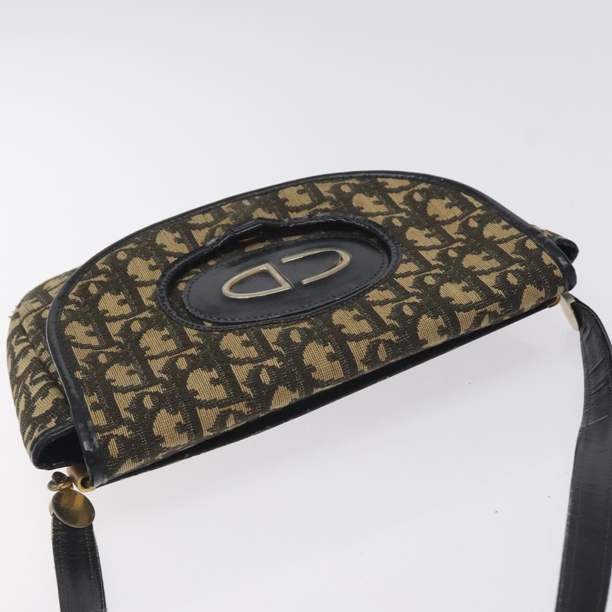 Dior DIOR Trotter Canvas Shoulder Bag Navy Size ONE SIZE - 6 Thumbnail