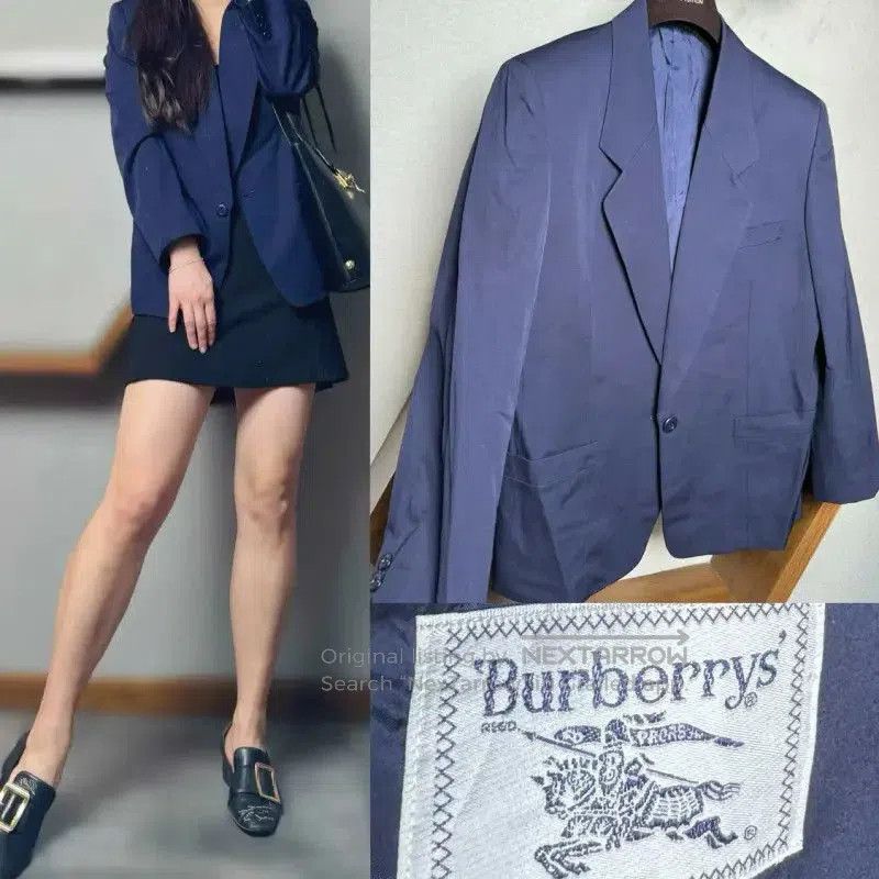 Burberry Burberry Wool Women's Navy Cardigan. Size XXS / US 00 / IT 34 - 1 Thumbnail