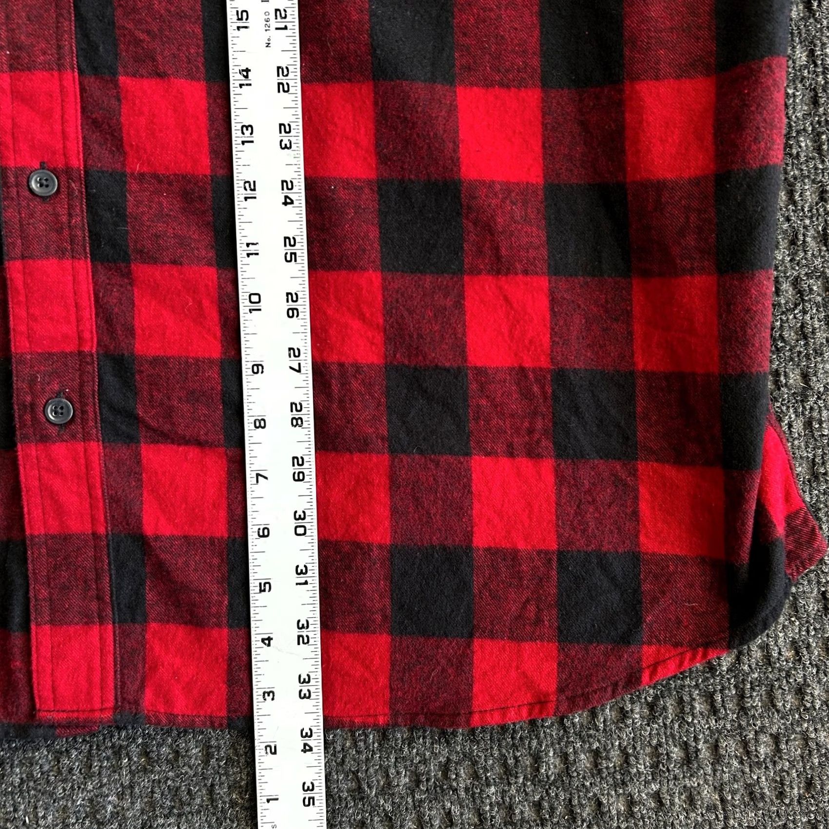 Vintage VINTAGE L.L. Bean Slim Fit Flannel Shirt Button Down 4XL Red Buffalo Plaid Checker Shirt Mens Slim Plaid Button-Up Size US XXL / EU 58 / 5 - 5 Thumbnail
