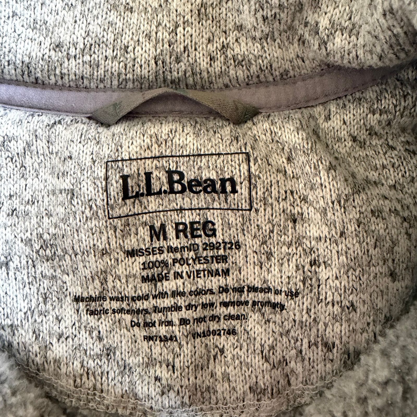 L.L. Bean L.L. Bean Women's Pullover Sweater Fleece Quarter Snap Sz M Size M / US 6-8 / IT 42-44 - 7 Thumbnail