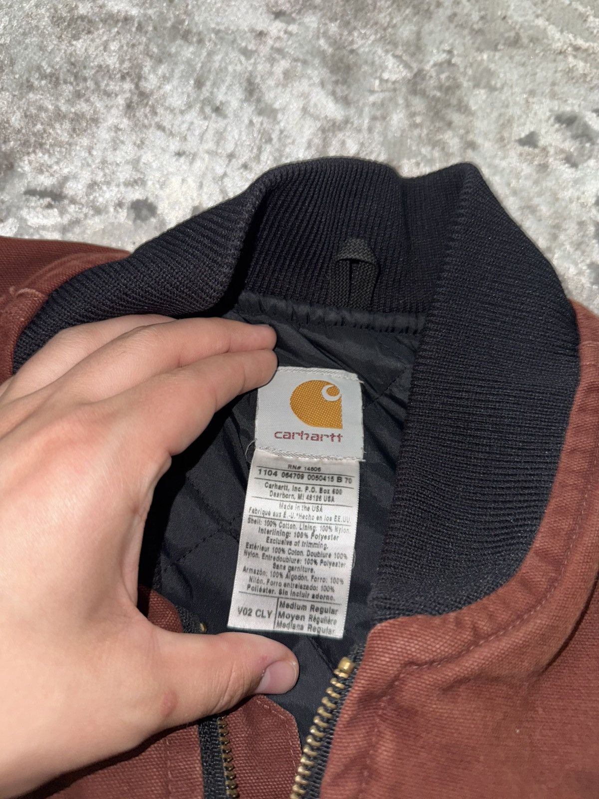 Carhartt Vintage Carhartt Vest Mens Medium Clay Red Quilt Lined Size US M / EU 48-50 / 2 - 4 Thumbnail