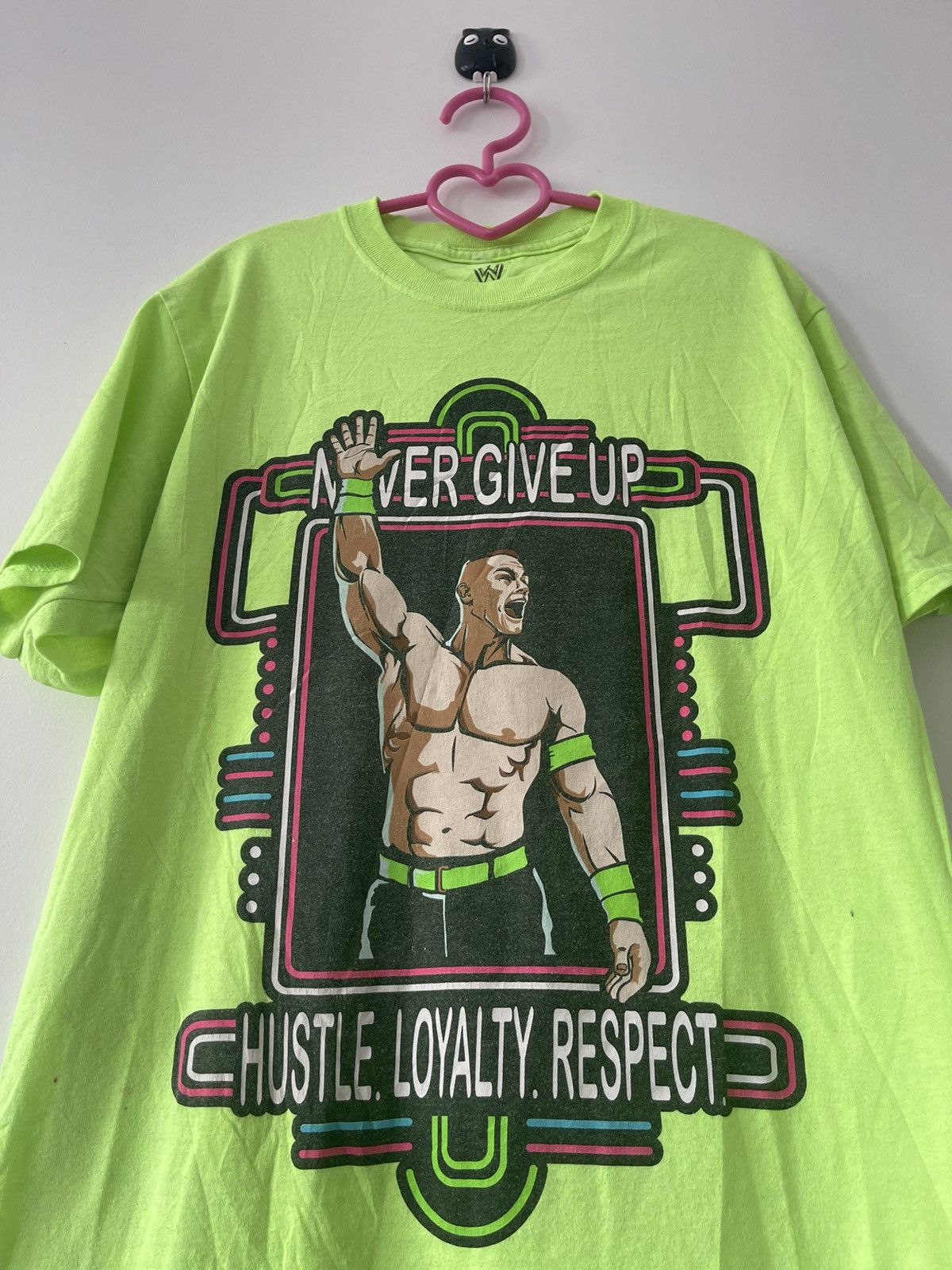 WWE Rare JOHN CENA Never Give Up HLR U Cant See Me 2012 Tee Size US M / EU 48-50 / 2 - 4 Thumbnail