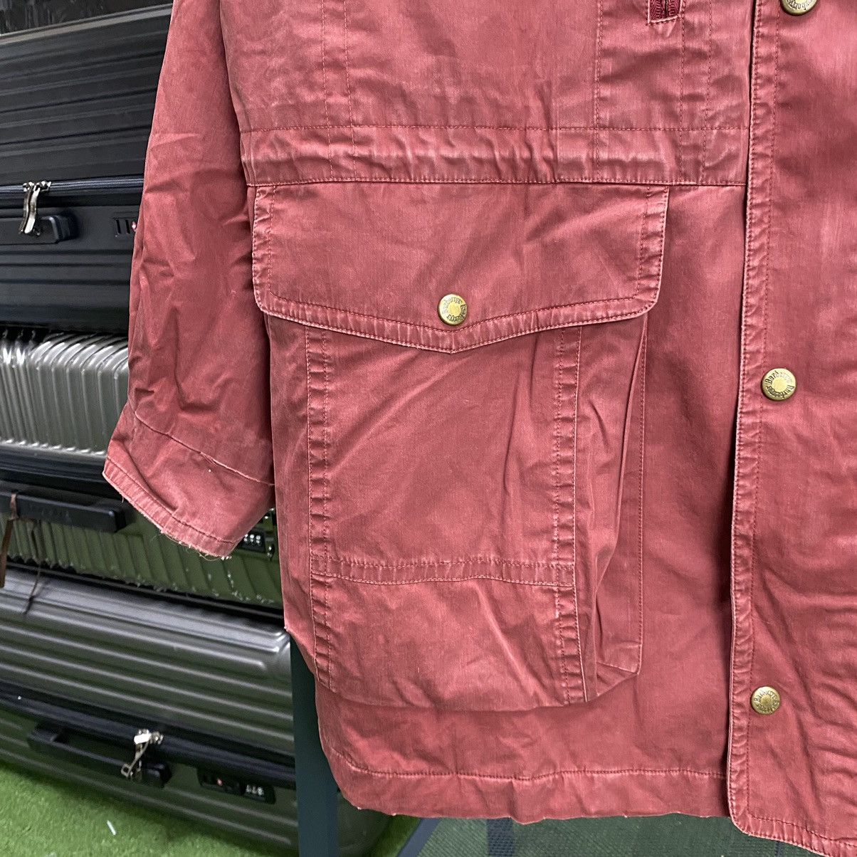 Burberry × Burberry Prorsum × Vintage Vintage Burberry London Parka Hooded Missing Faded Jacket Size US L / EU 52-54 / 3 - 6 Thumbnail