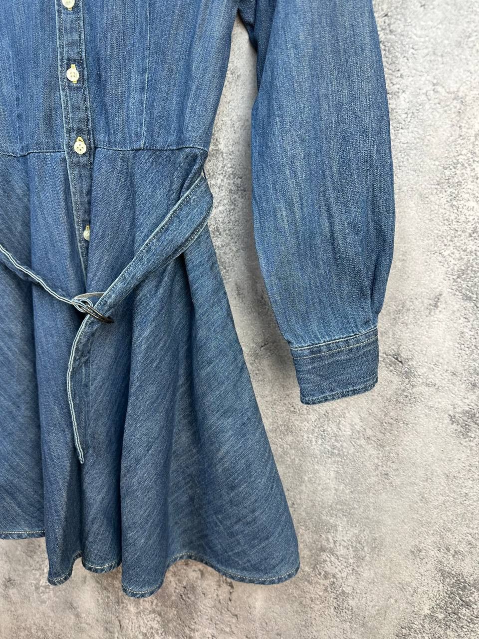 Ralph Lauren Ralph Lauren Kids Girls Denim Shirt Dress with Belt Blue Size XXS / US 00 / IT 34 - 8 Thumbnail