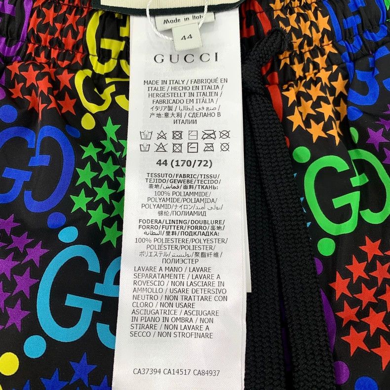 Gucci Gucci Color-blocking double G pattern full print mulberry s Size US 28 / EU 44 - 6 Thumbnail
