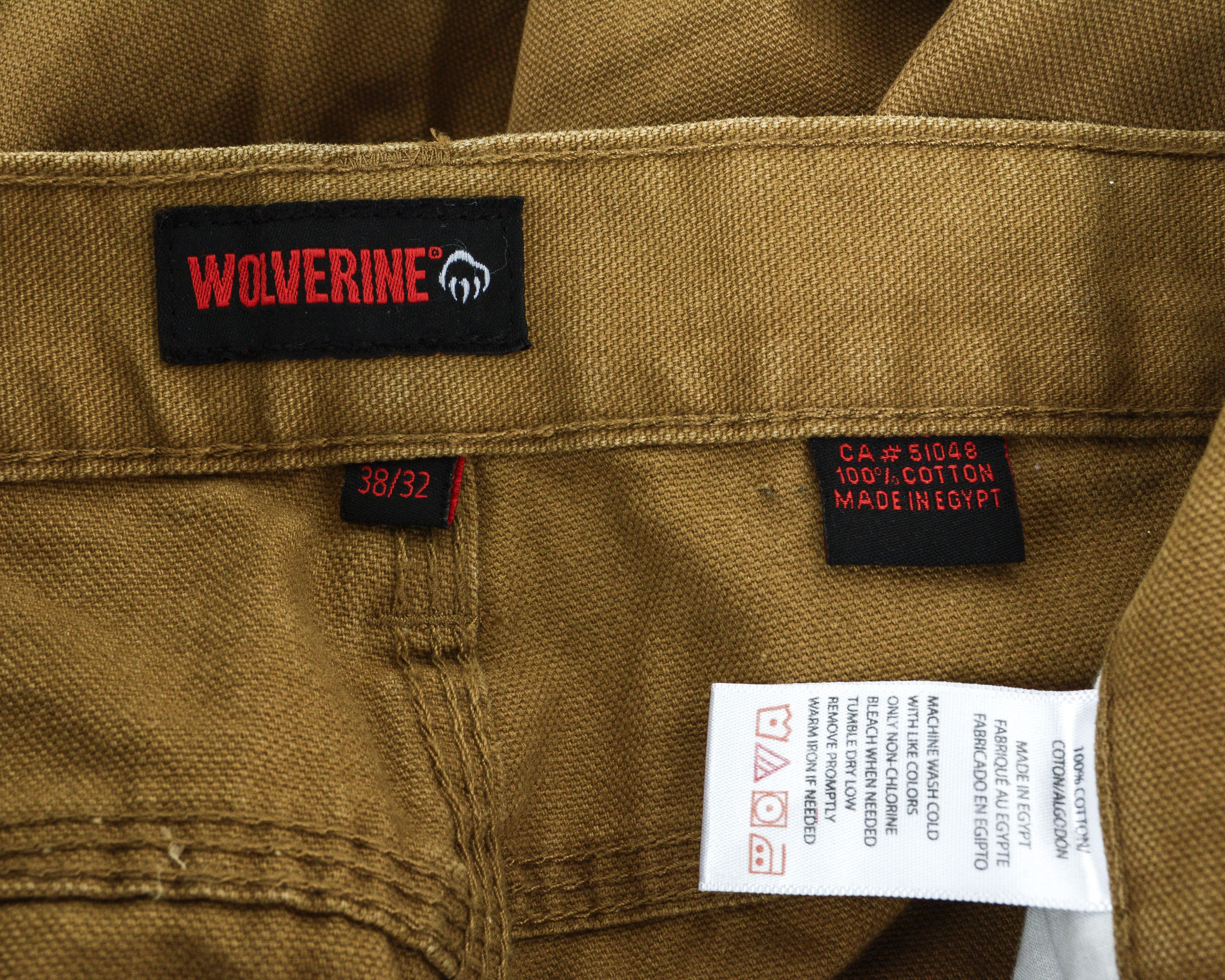Wolverine W38 L32 Pants Trousers Work Brown Relaxed Cargo Carpenter Size US 38 / EU 54 - 3 Thumbnail