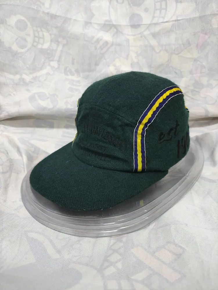 Harley Davidson × Vintage HARLEY DAVIDSON VINTAGE 5 PANEL WOOL CAP Size ONE SIZE - 13 Thumbnail