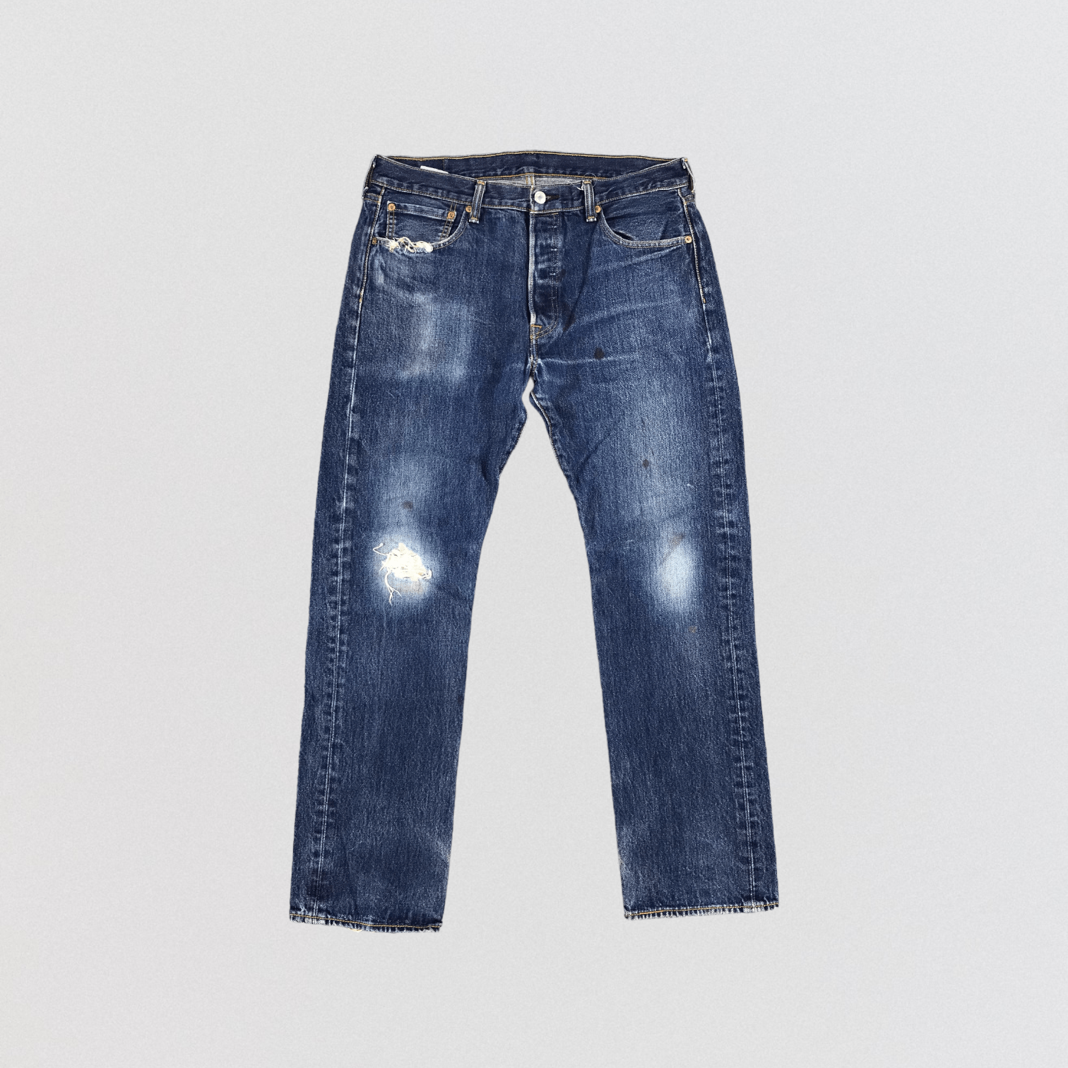 Image of Blue Levis 501 Jeans-Jm1004, Men's (Size 35)