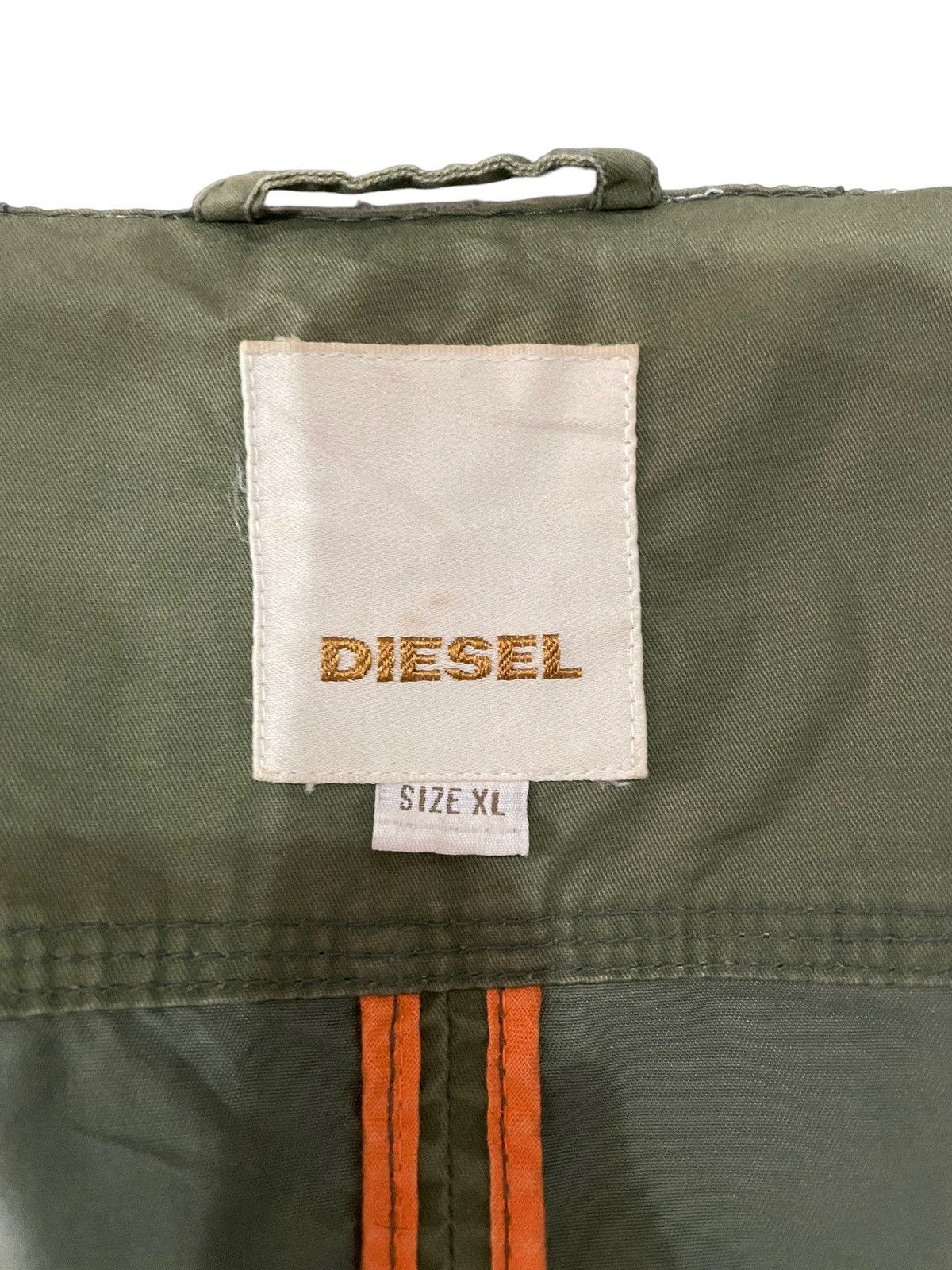 Diesel Vintage 90s Diesel Hooded Spalmatura Water Resistance Jacket Size US XL / EU 56 / 4 - 22 Thumbnail
