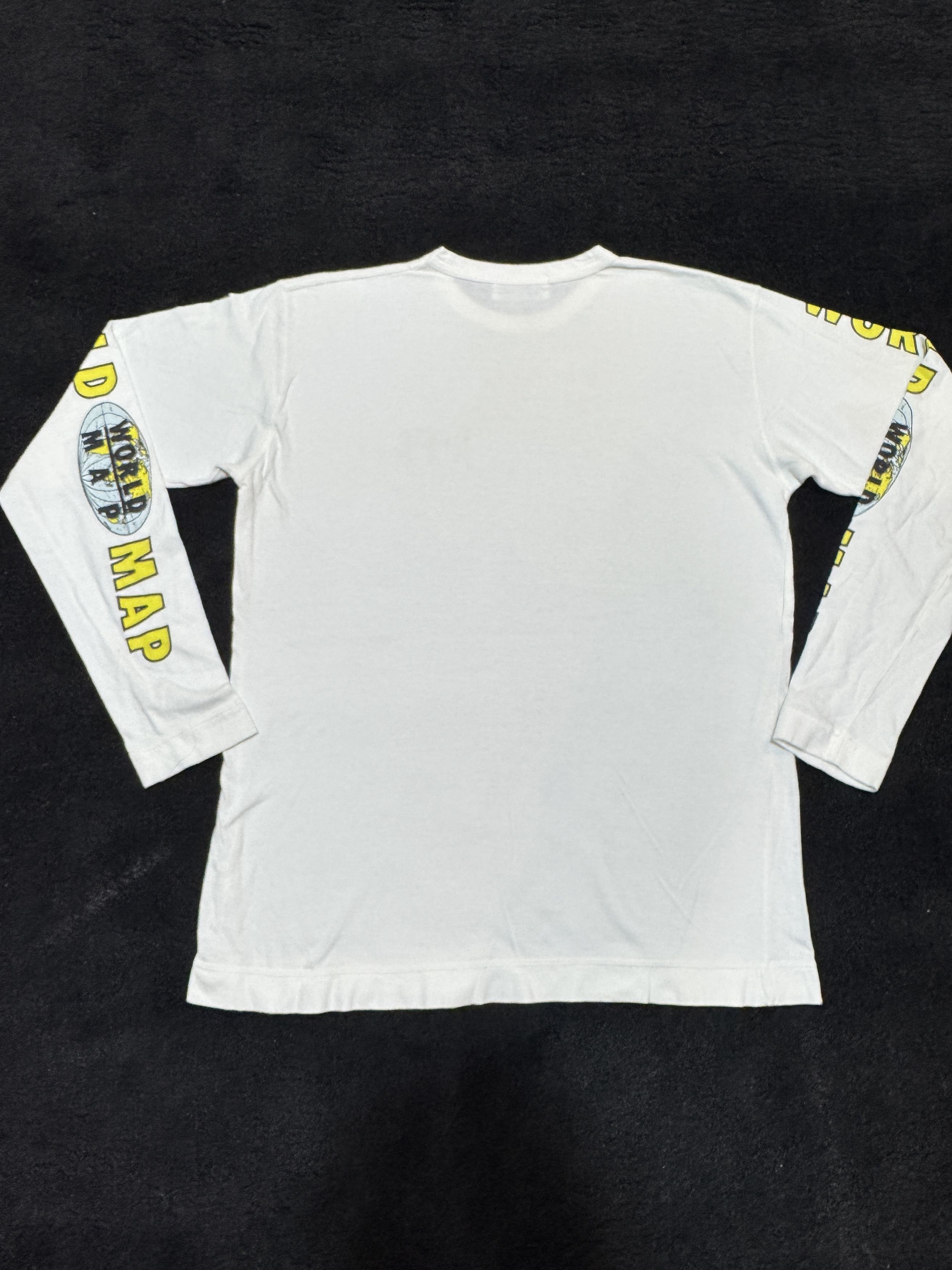 45rpm T shirt 45rpm Studio World Map Long Sleeve White Size Size US M / EU 48-50 / 2 - 2 Thumbnail