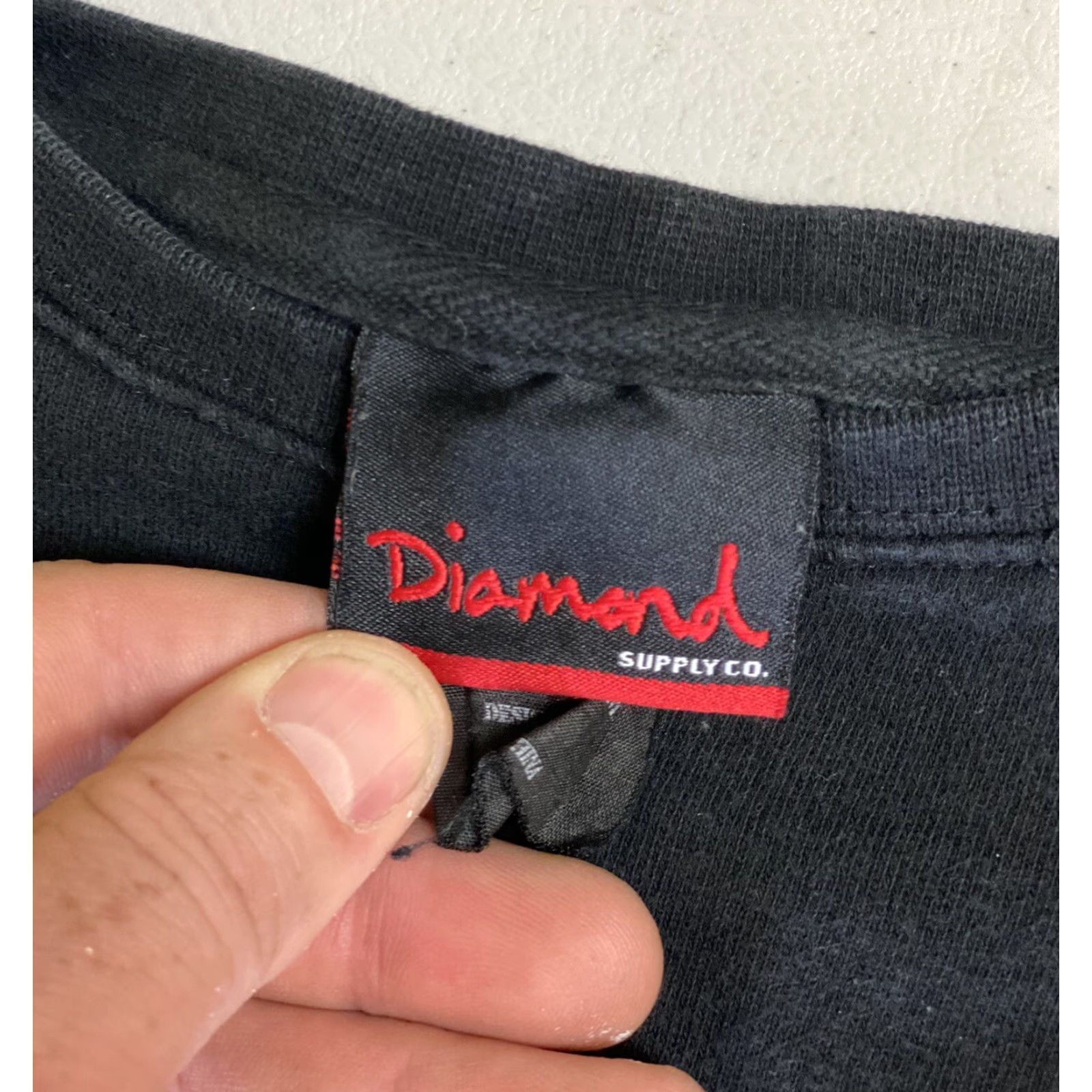 Diamond Supply Co. VINTAGE Diamond Supply Co. Mens Medium Black Long Sleeve Sweatshirt Crew Neck Cotton Blend Fish & Game Pullover M Mens Size US M / EU 48-50 / 2 - 4 Thumbnail