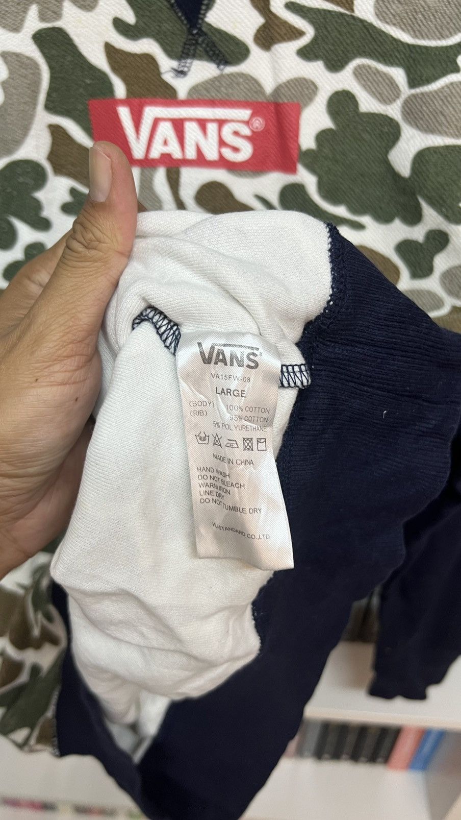 Vans VANS Skateboard Camo Sweatshirt Size US L / EU 52-54 / 3 - 7 Thumbnail