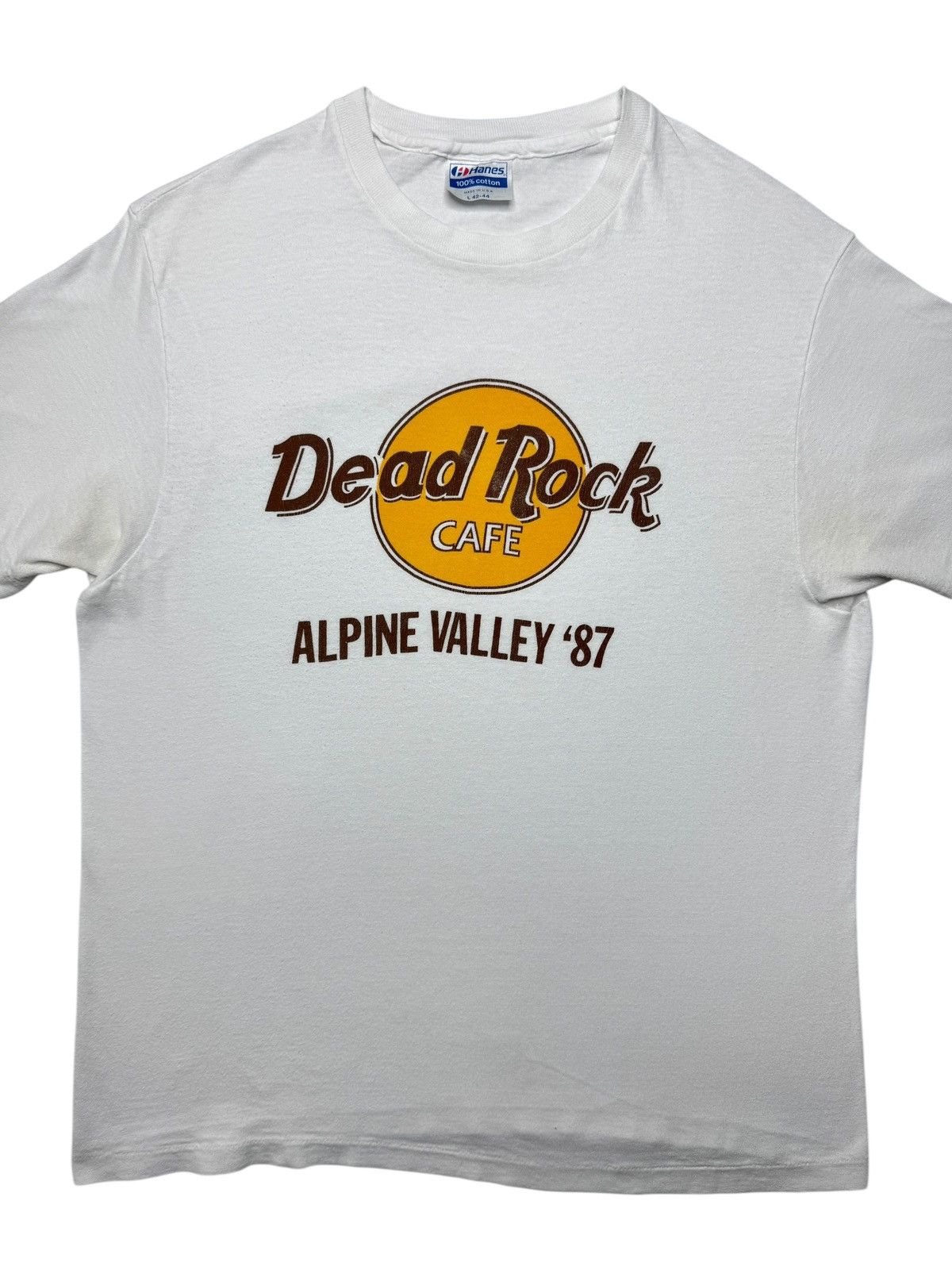 Grateful Dead Vintage 1987 Grateful Dead Rock Cafe Alpine Valley Tee Shirt Size US L / EU 52-54 / 3 - 2 Thumbnail
