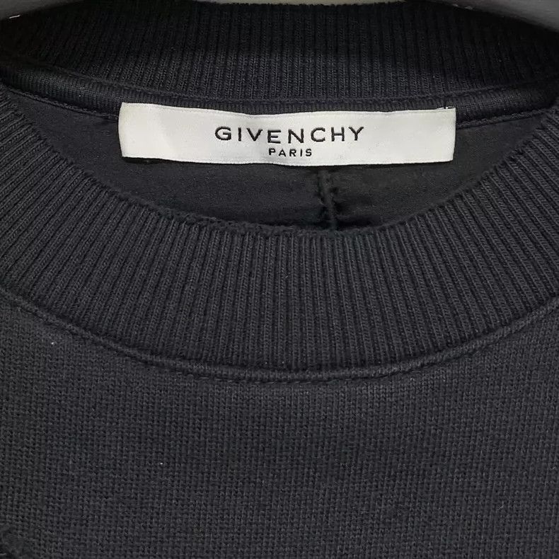 Givenchy Givenchy Black Ripped Crewneck Sweatshirt 2506-Nextarrow Size US XS / EU 42 / 0 - 2 Thumbnail