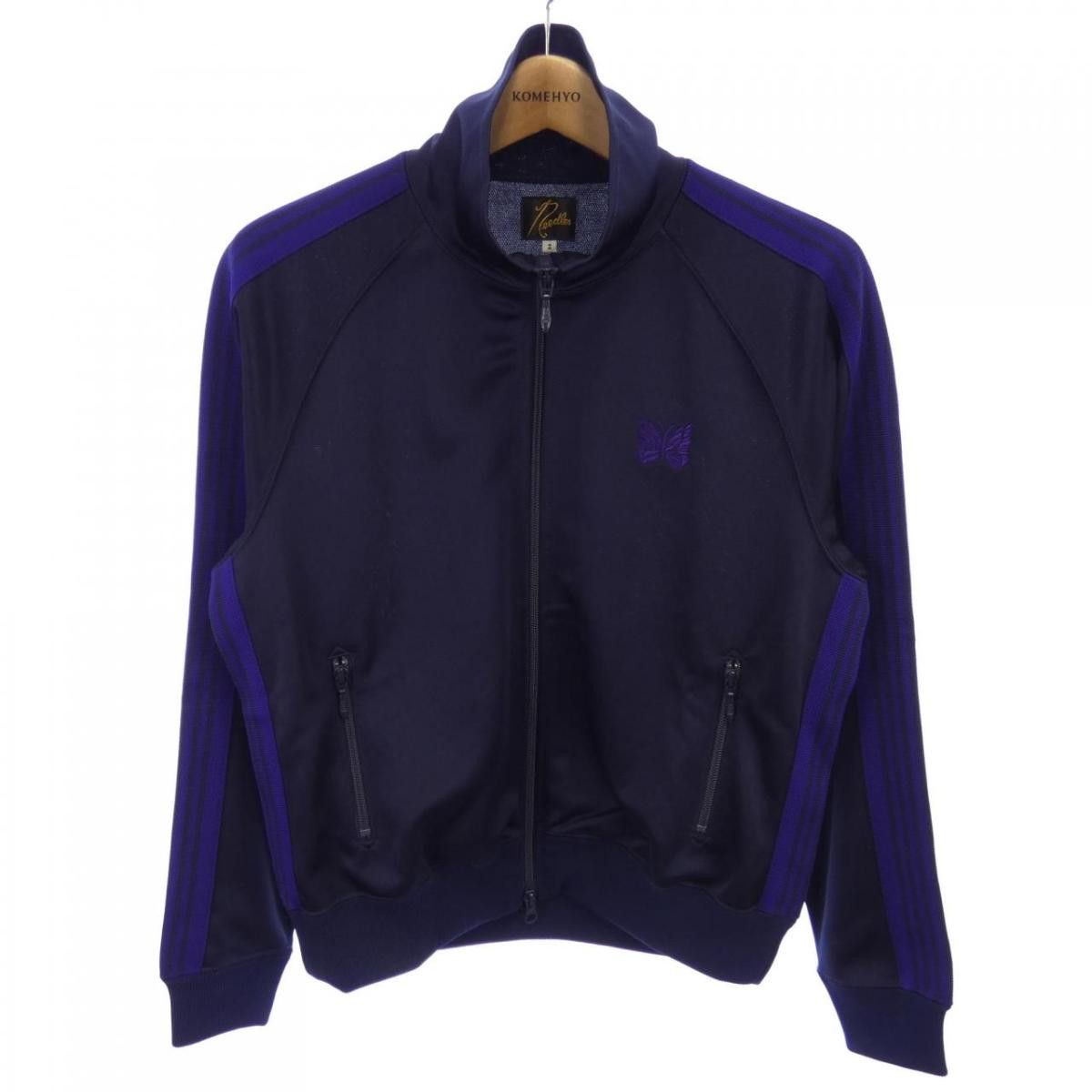 Needles Jacket Zip Up Tape Side Blouson Navy Size US M / EU 48-50 / 2 - 1 Thumbnail