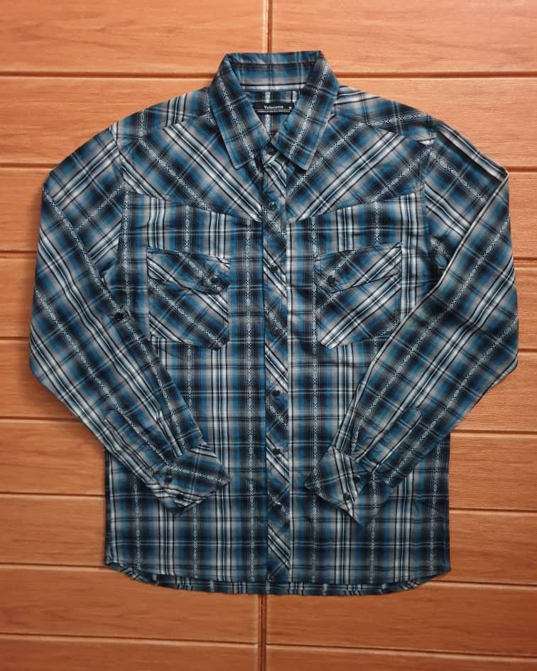 Japanese Brand 💥Velocette checkered Japanese brand western shirt Size US M / EU 48-50 / 2 - 1 Thumbnail