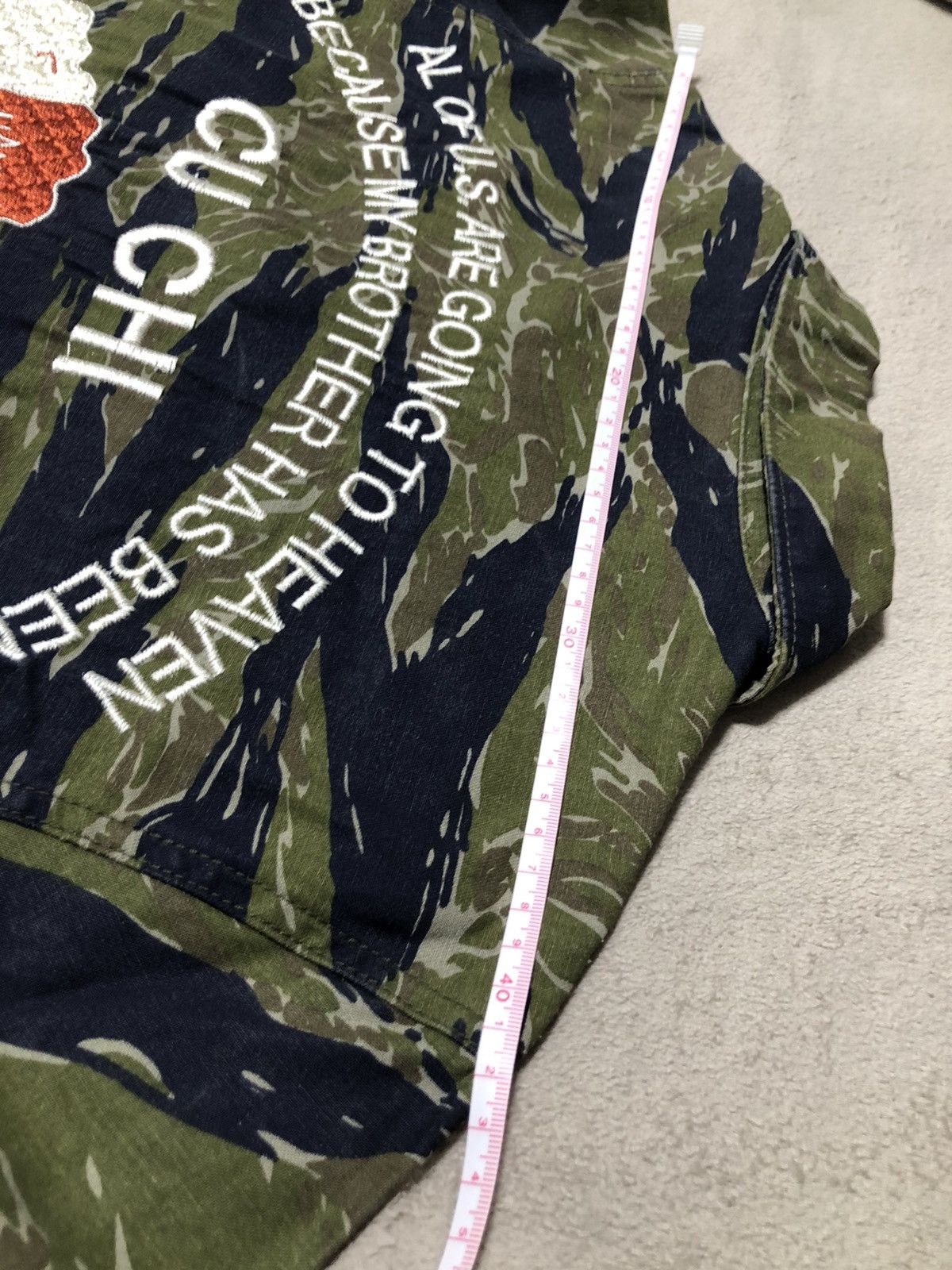 Vintage Houston Embroidery Military Tiger Stripe Camouflage Shirt Size US M / EU 48-50 / 2 - 10 Thumbnail