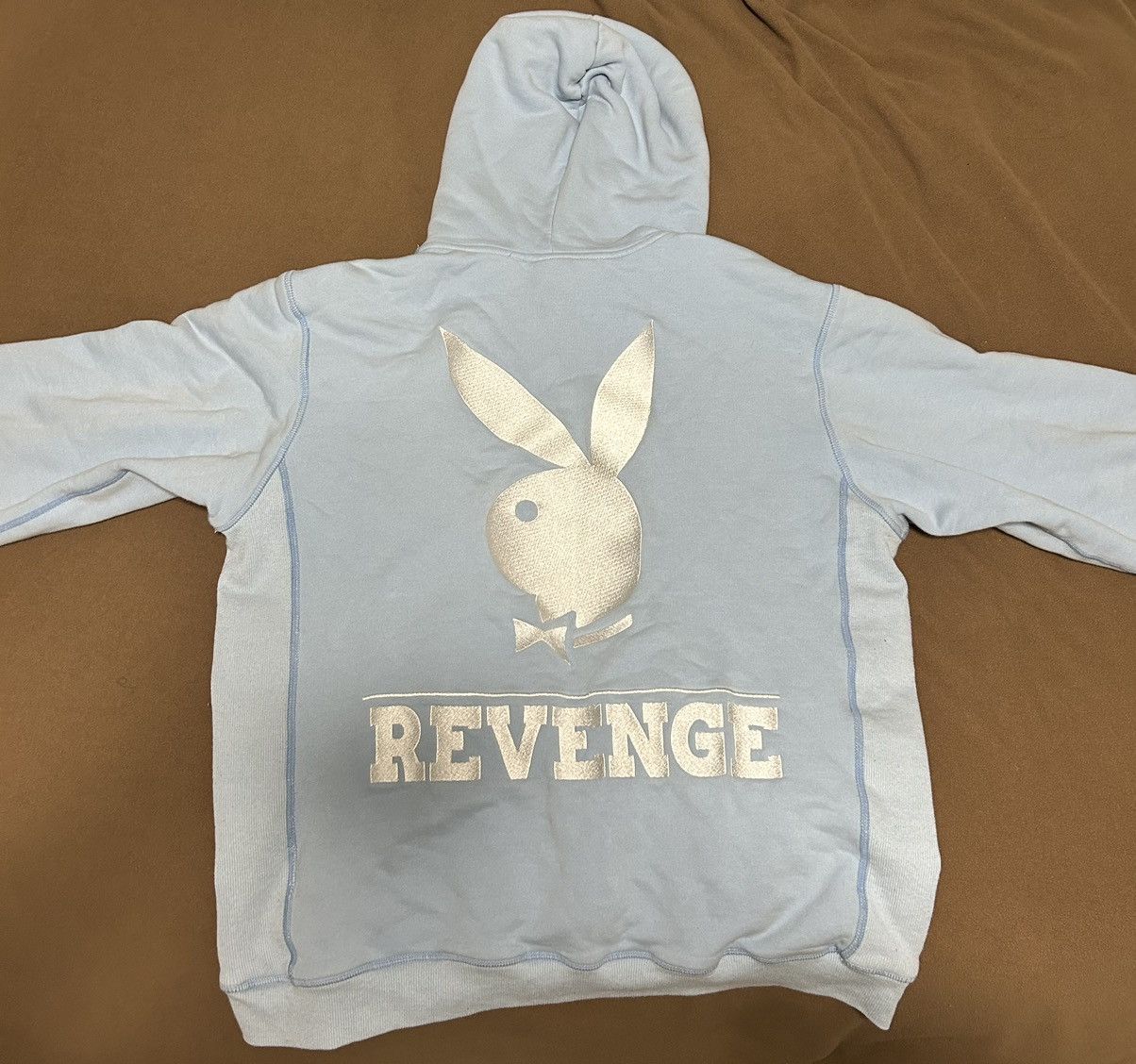 Playboy × Revenge Revenge X Playboy Sky Blue Hoodie Size US M / EU 48-50 / 2 - 2 Thumbnail