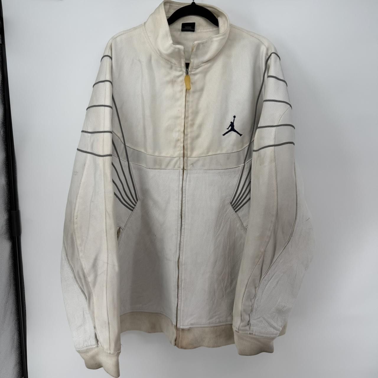 Jordan Brand Jordan Mens Cow Leather Jacket Size US XXL / EU 58 / 5 - 2 Thumbnail